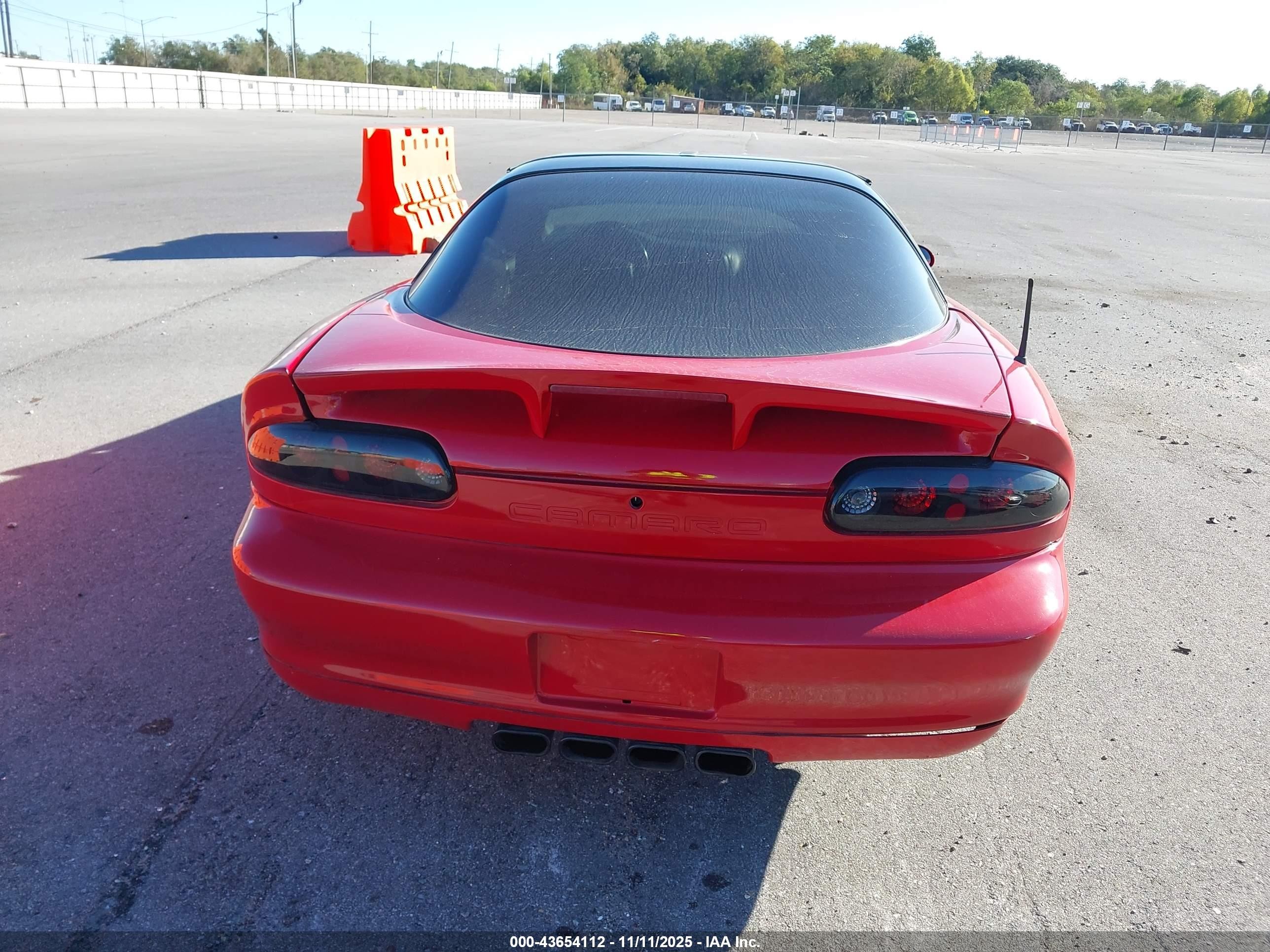 1998 Chevrolet Camaro Z28 Red vin: 2G1FP22G2W2153667