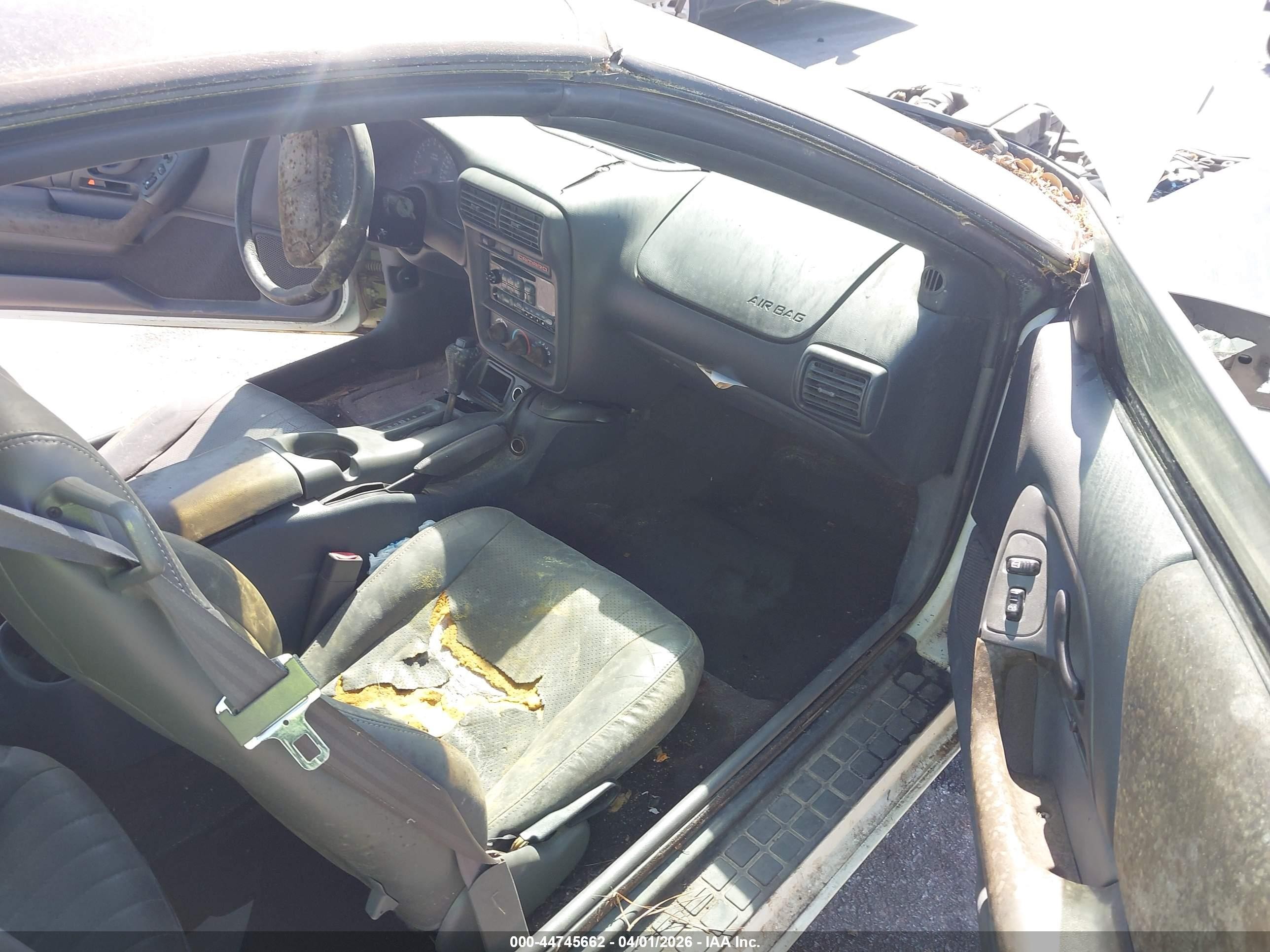 1999 Chevrolet Camaro Z28 White vin: 2G1FP22G2X2130326