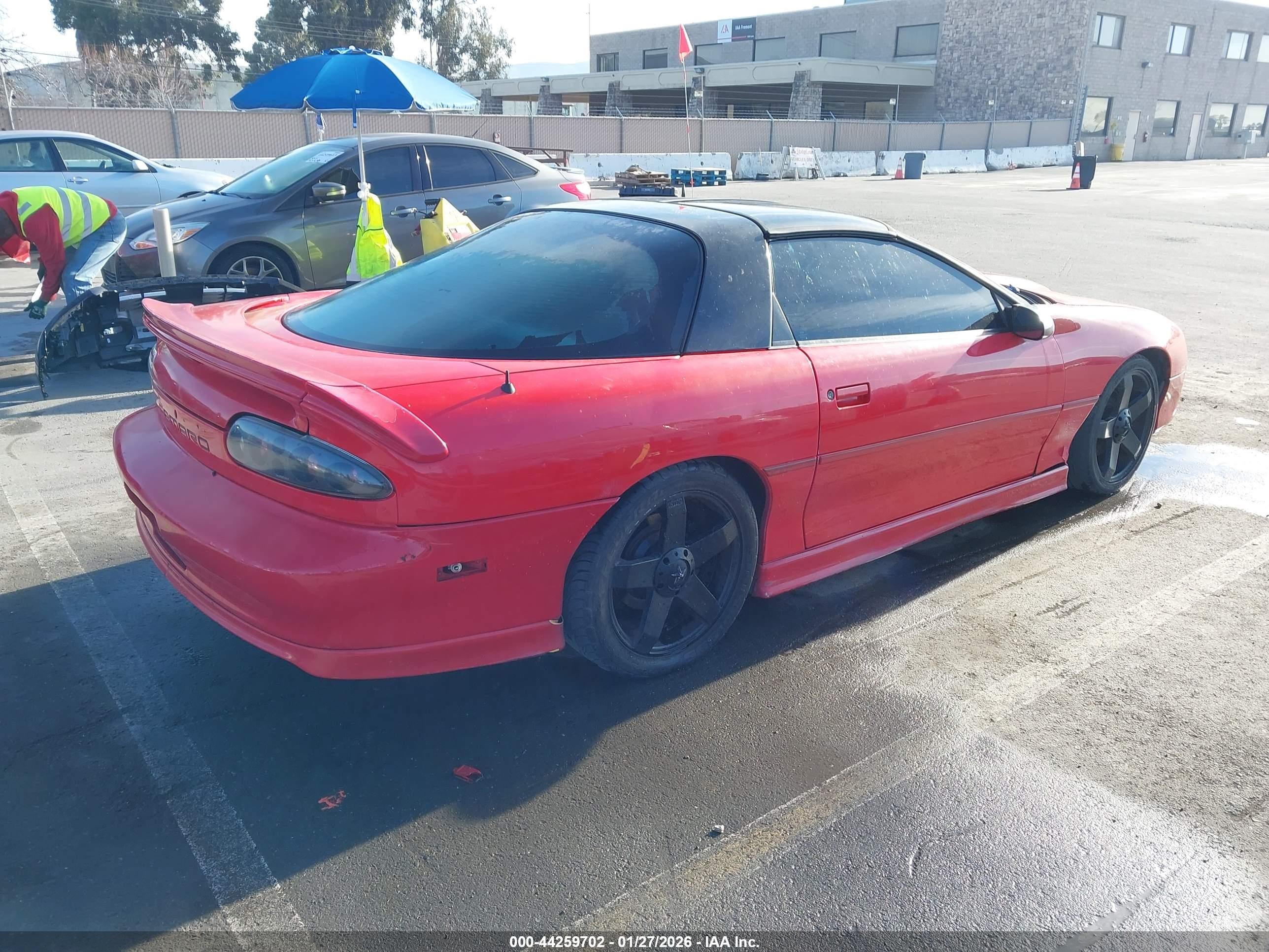 1999 Chevrolet Camaro Z28 Red vin: 2G1FP22G2X2141536
