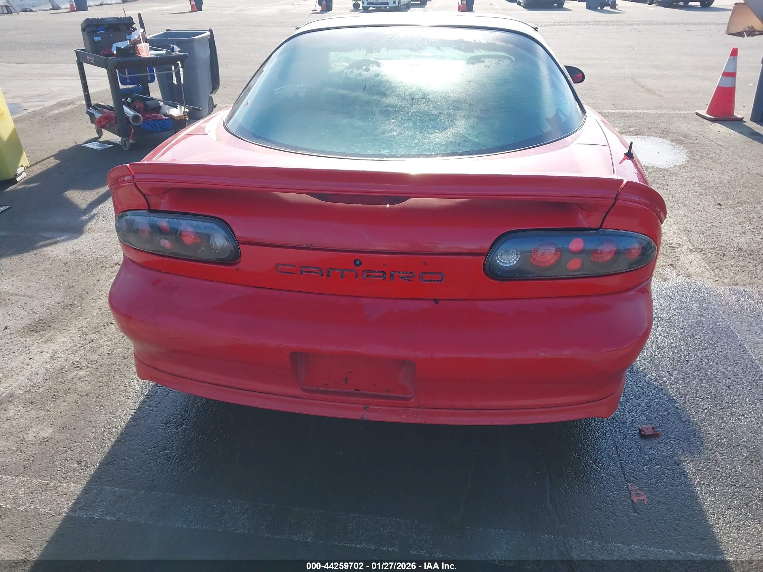 1999 Chevrolet Camaro Z28 Red vin: 2G1FP22G2X2141536
