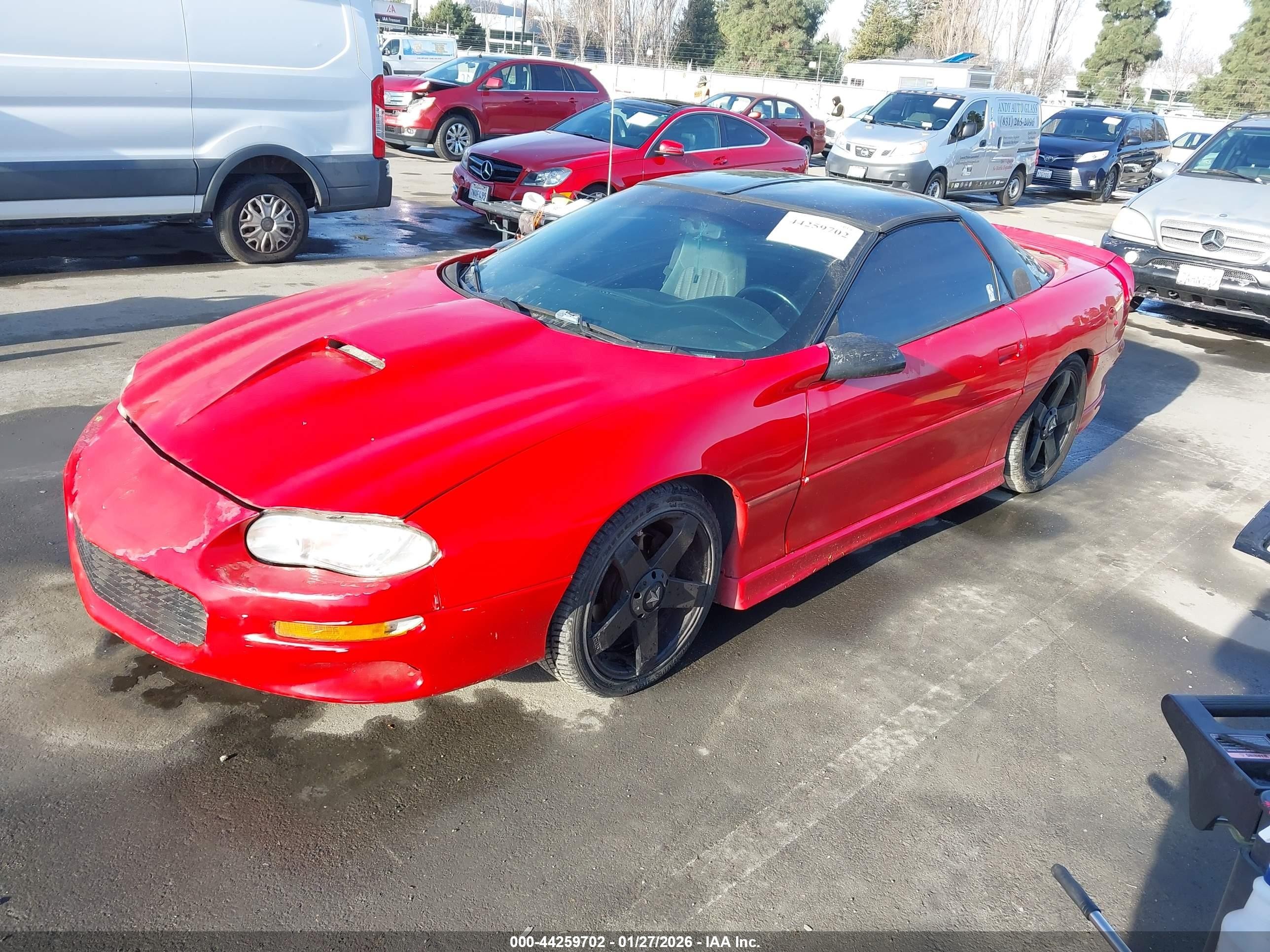 1999 Chevrolet Camaro Z28 Red vin: 2G1FP22G2X2141536