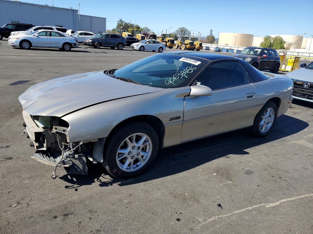 2001 Chevrolet Camaro Z28 Beige vin: 2G1FP22G312102252