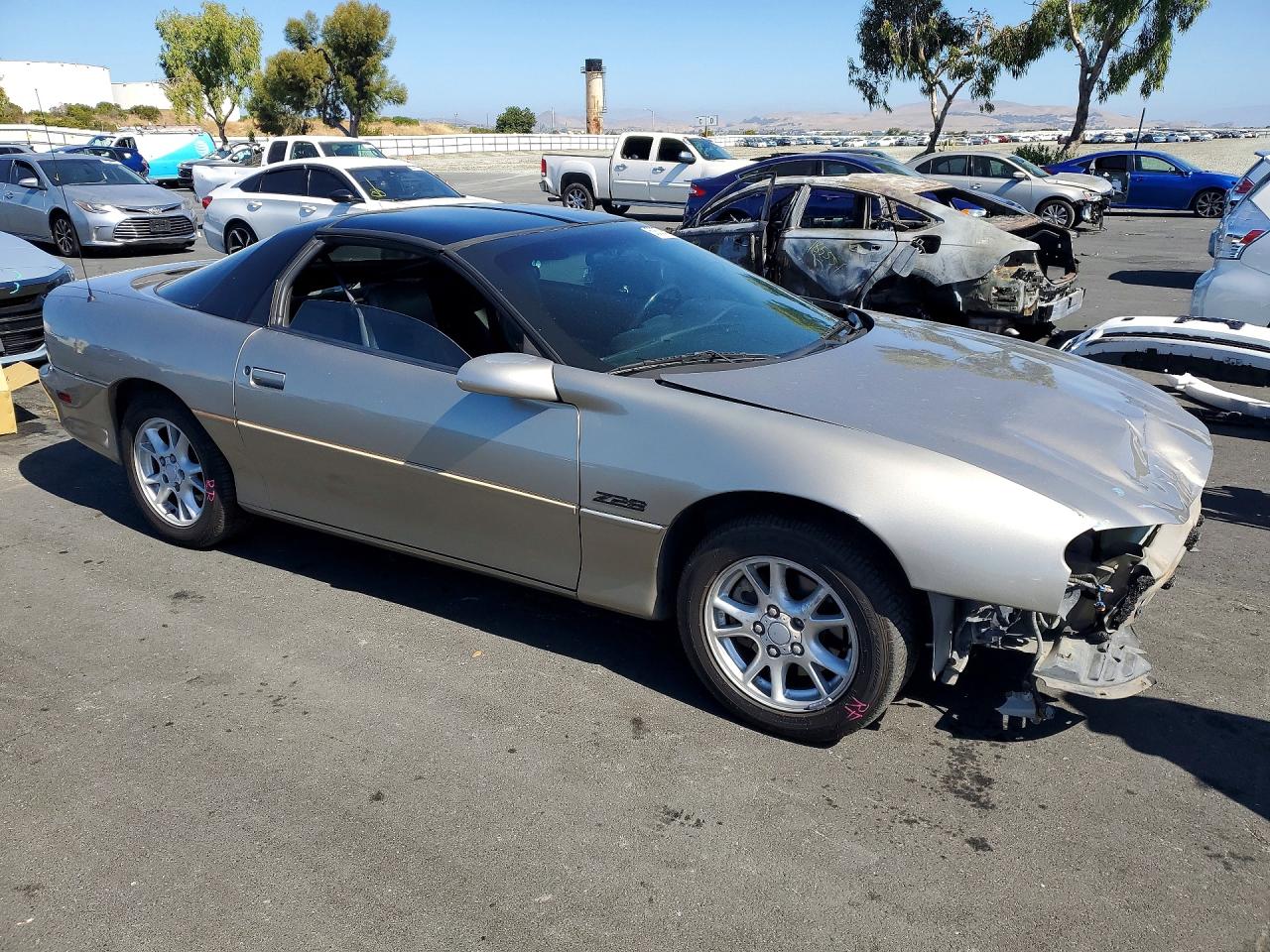 2001 Chevrolet Camaro Z28 Beige vin: 2G1FP22G312102252