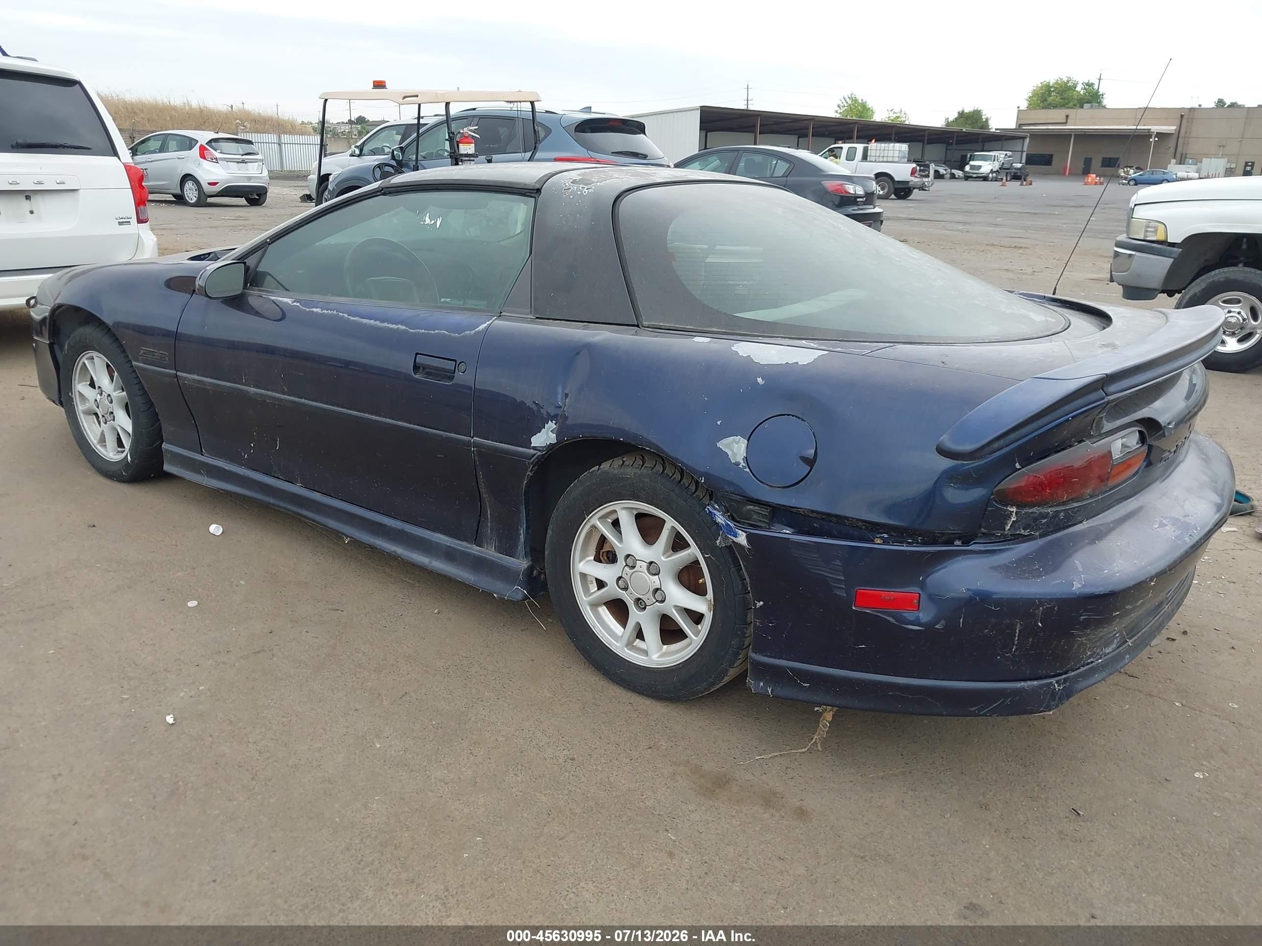 2002 Chevrolet Camaro Z28 Dark Blue vin: 2G1FP22G322110160
