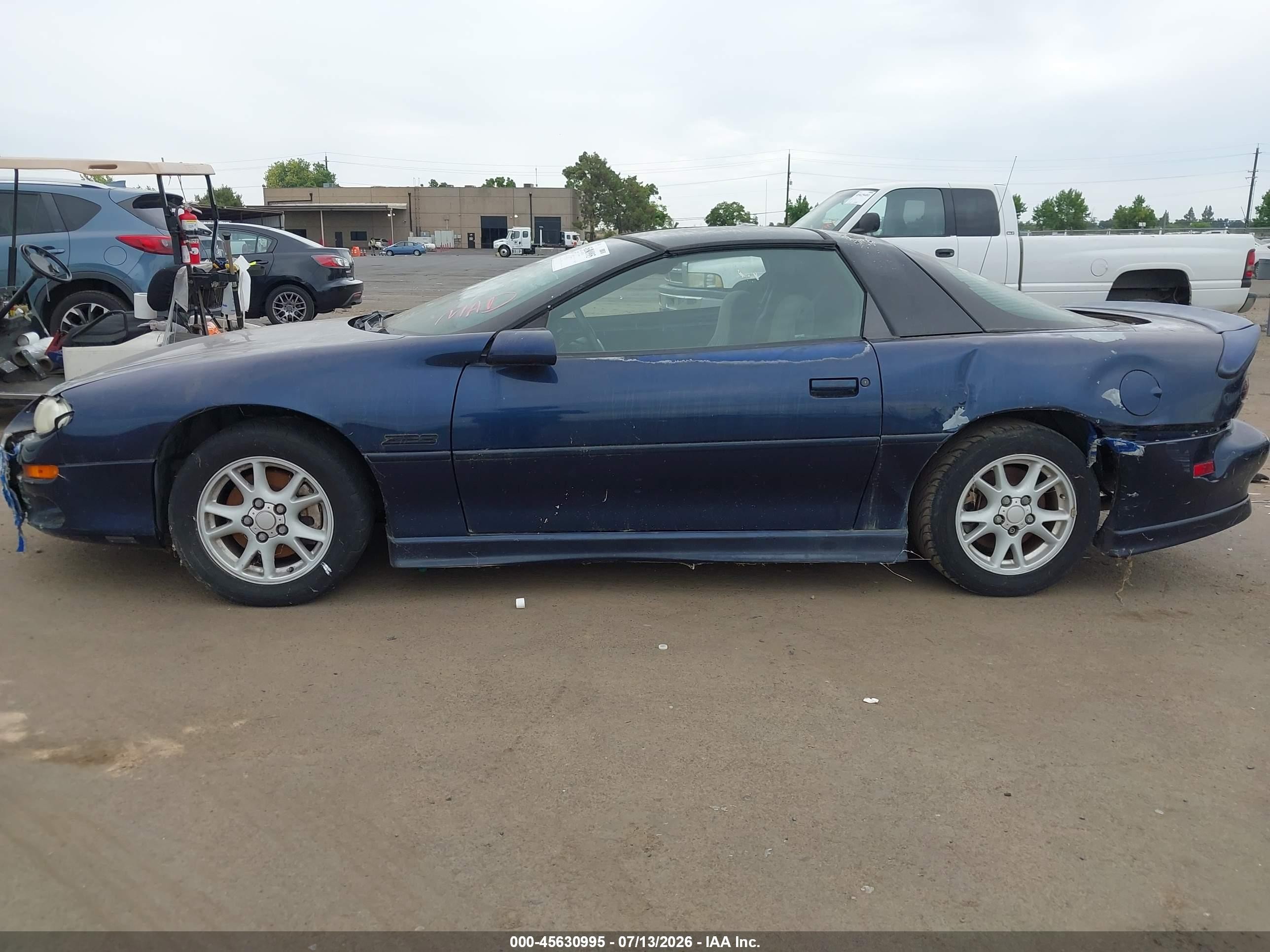 2002 Chevrolet Camaro Z28 Dark Blue vin: 2G1FP22G322110160
