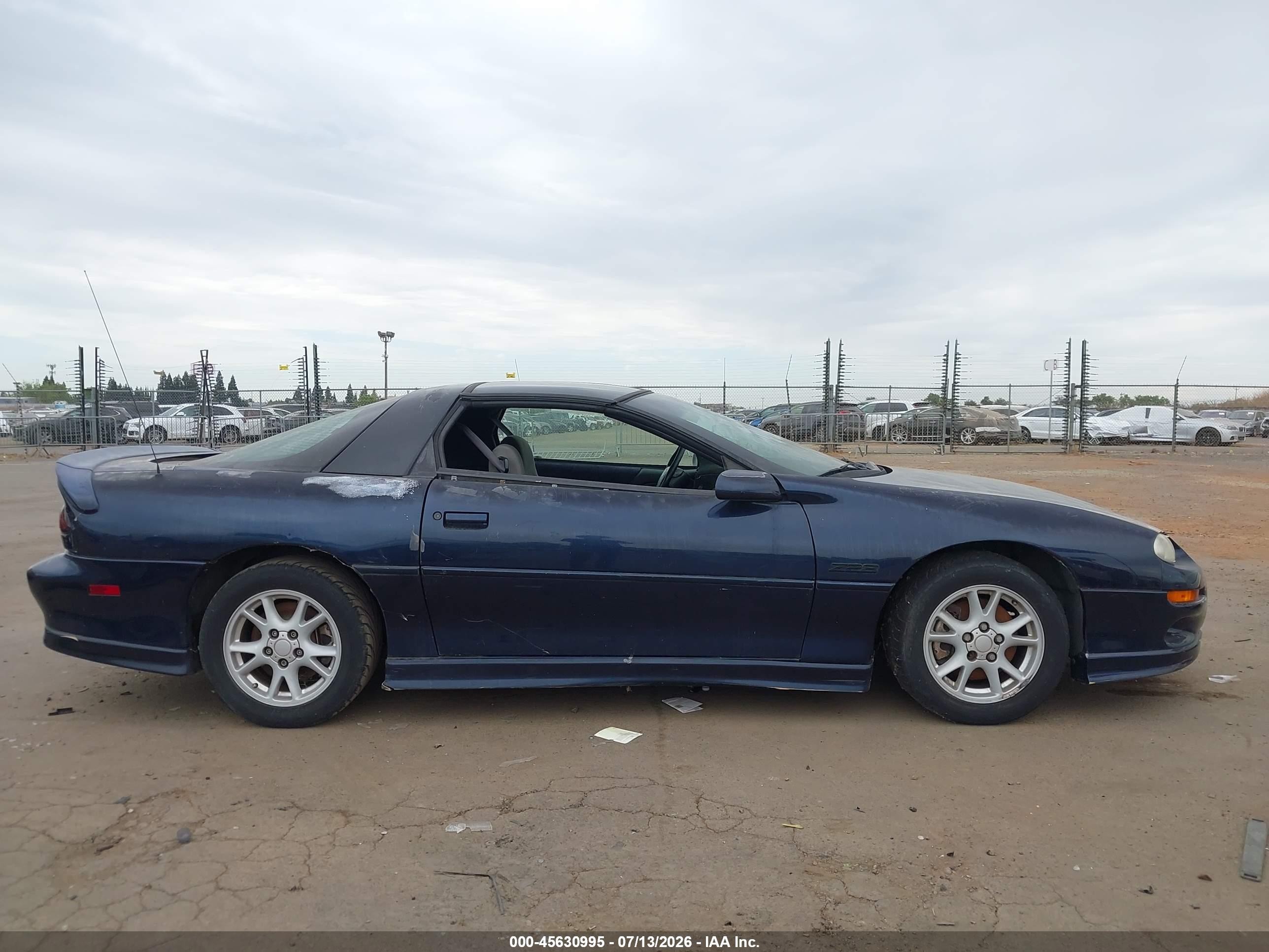 2002 Chevrolet Camaro Z28 Dark Blue vin: 2G1FP22G322110160