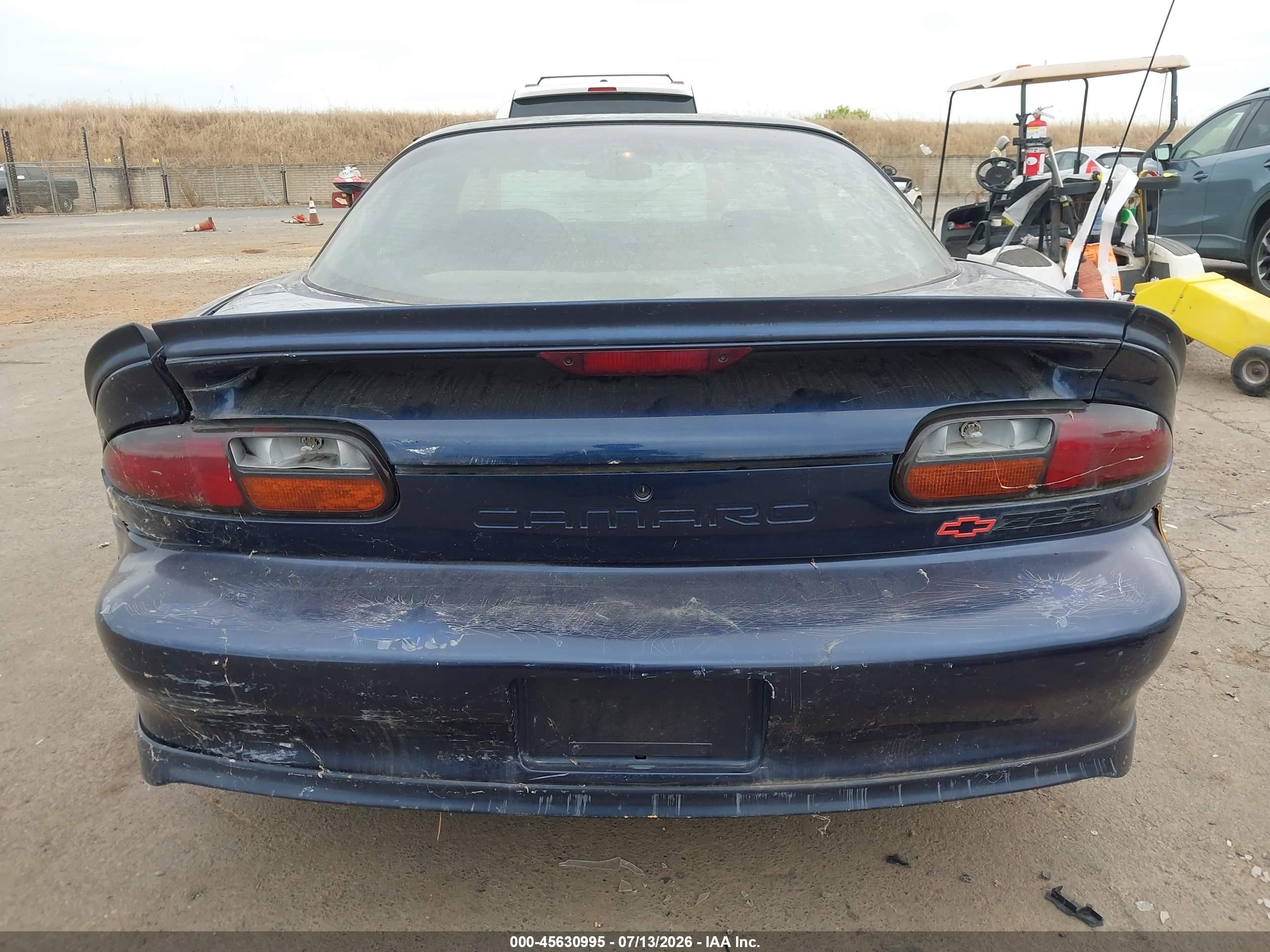 2002 Chevrolet Camaro Z28 Dark Blue vin: 2G1FP22G322110160