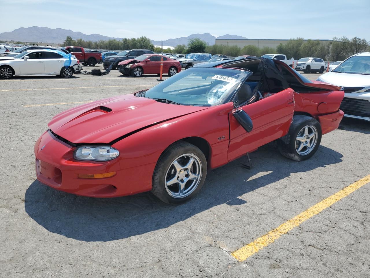 1999 Chevrolet Camaro Z28 Red vin: 2G1FP22G3X2130979