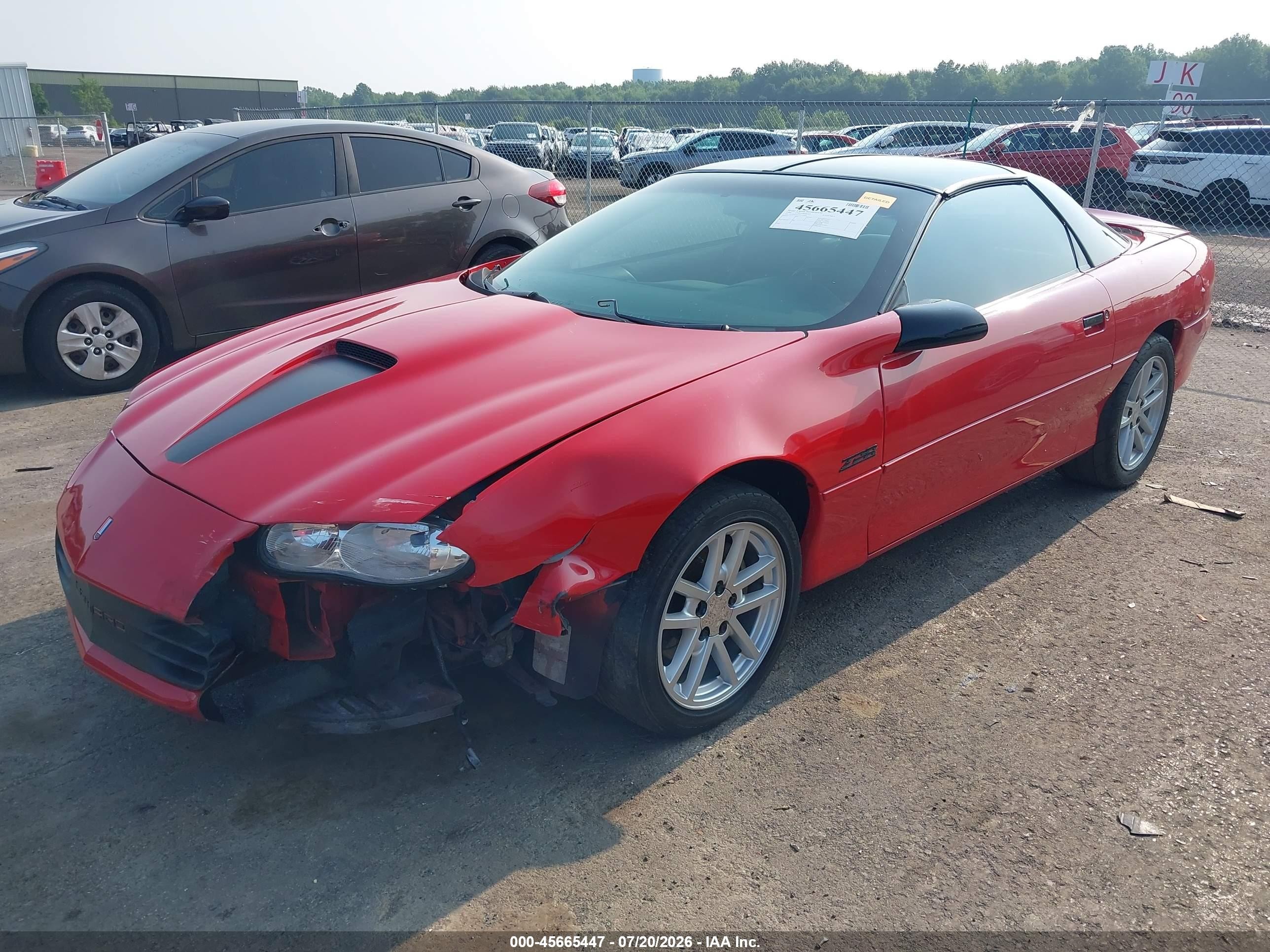 1999 Chevrolet Camaro Z28 Красный vin: 2G1FP22G3X2139469