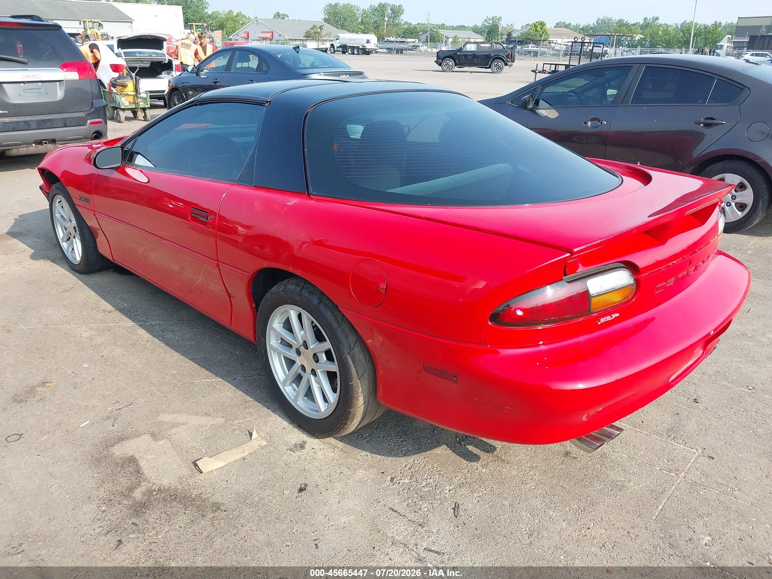 1999 Chevrolet Camaro Z28 Красный vin: 2G1FP22G3X2139469