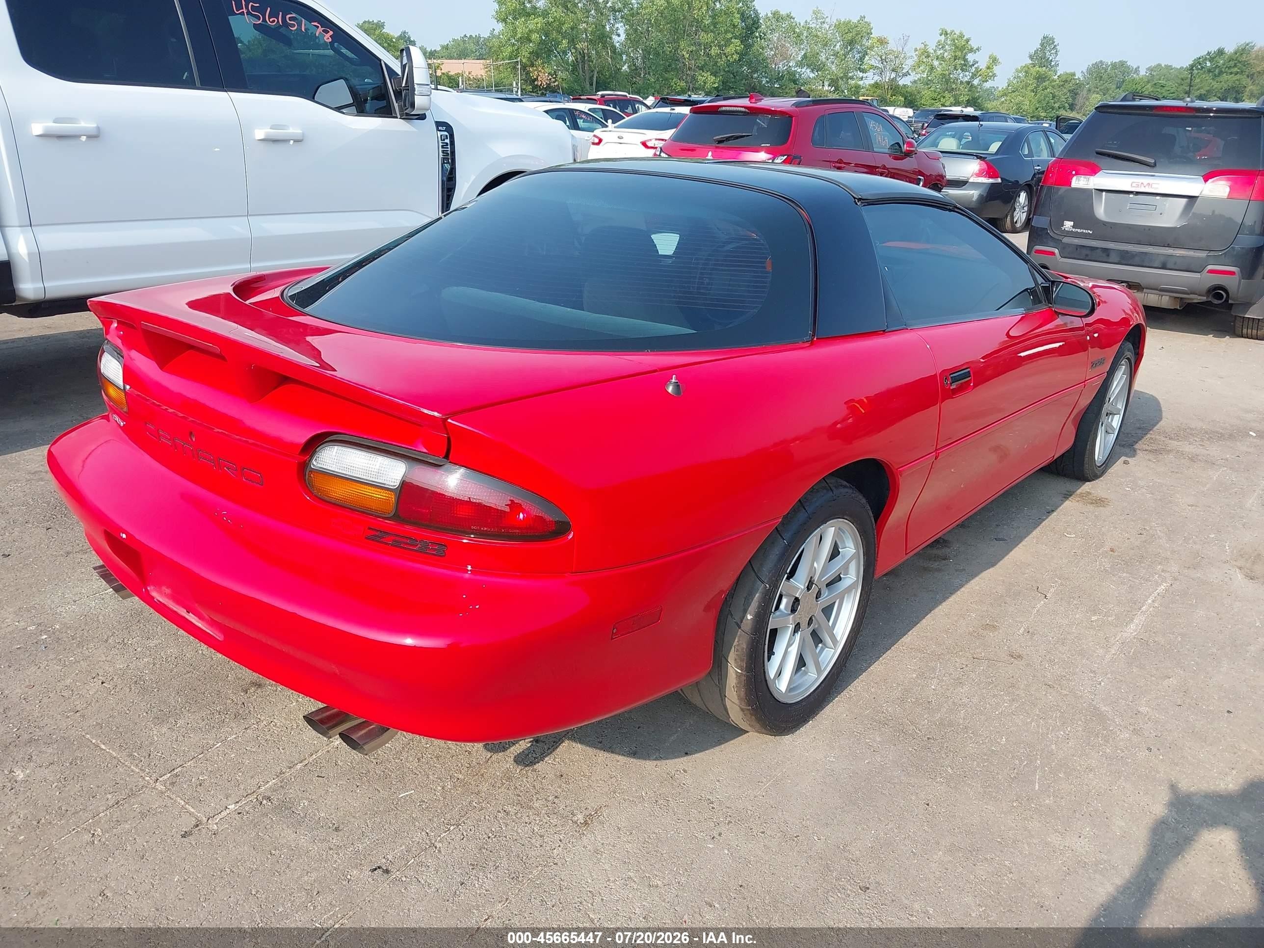1999 Chevrolet Camaro Z28 Красный vin: 2G1FP22G3X2139469