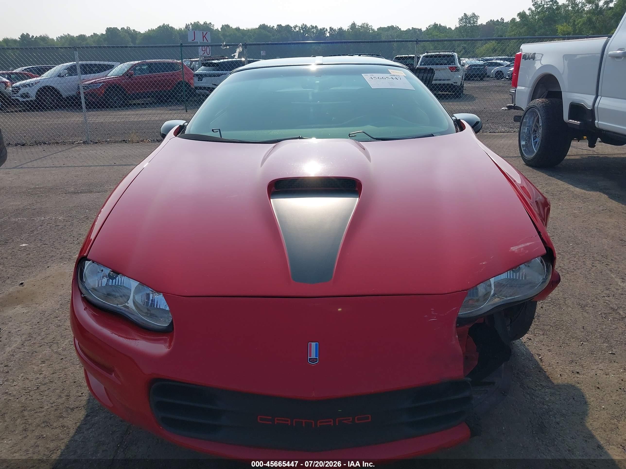 1999 Chevrolet Camaro Z28 Красный vin: 2G1FP22G3X2139469
