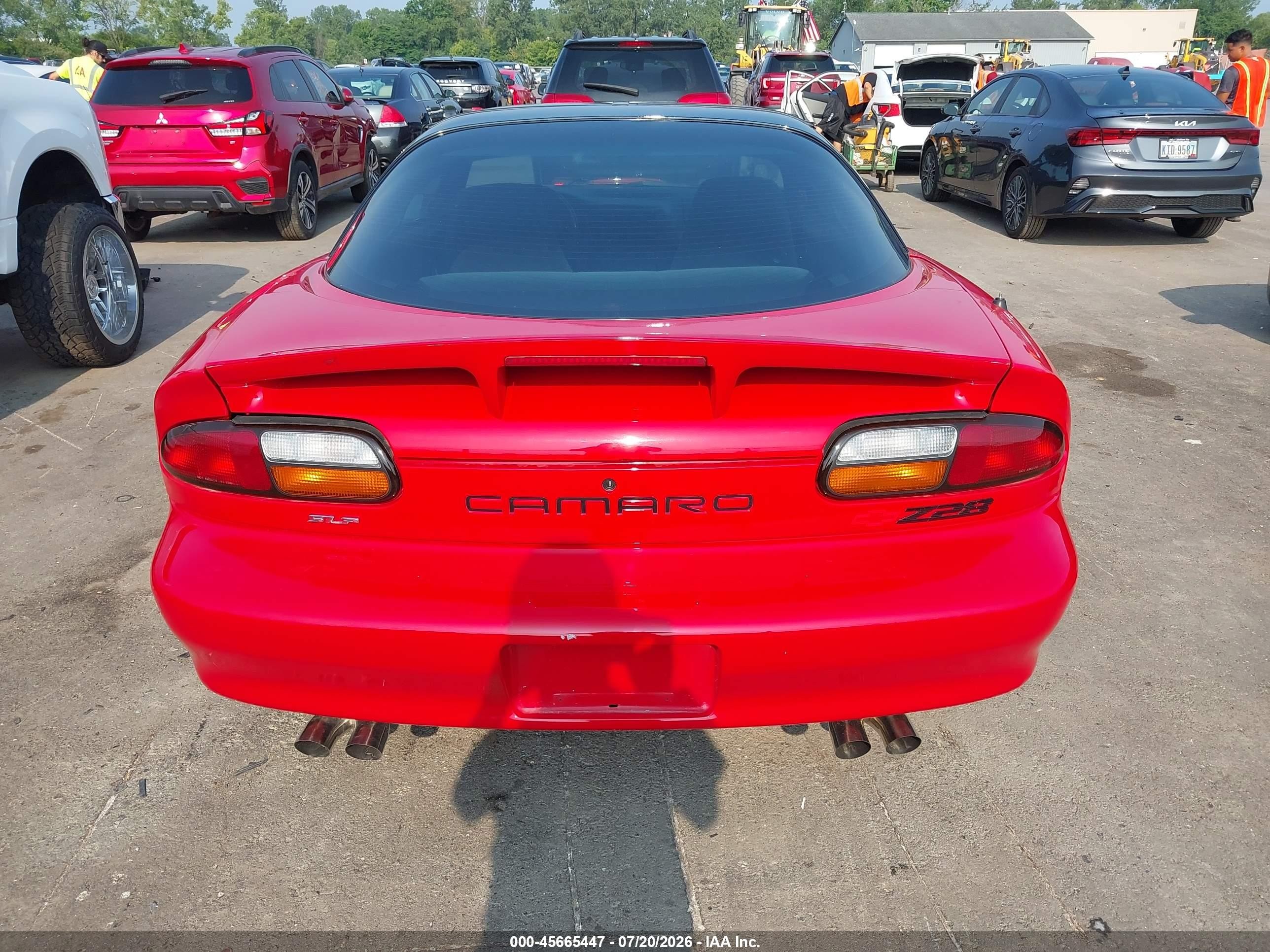 1999 Chevrolet Camaro Z28 Красный vin: 2G1FP22G3X2139469