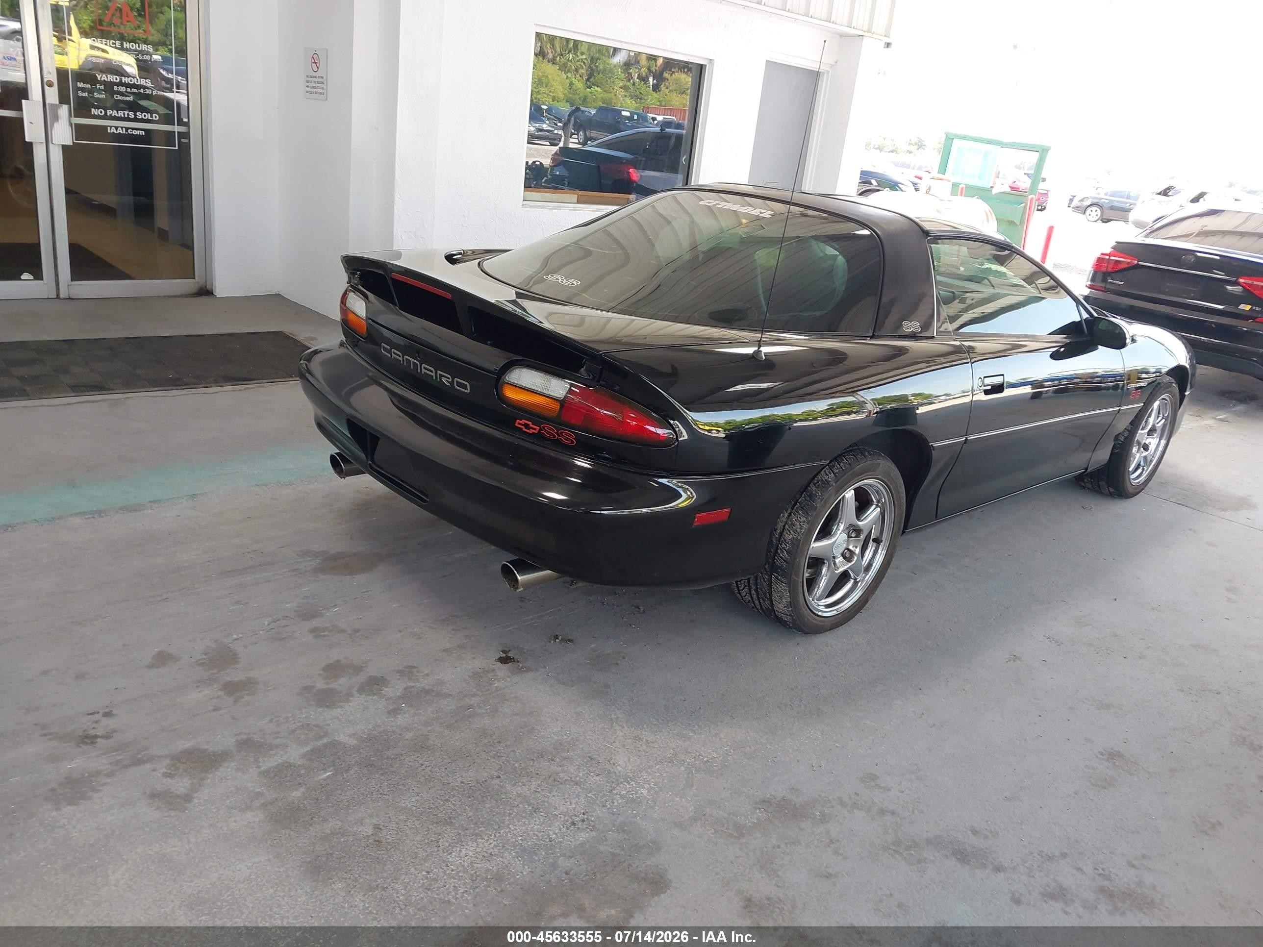 2001 Chevrolet Camaro Z28 Black vin: 2G1FP22G612141840