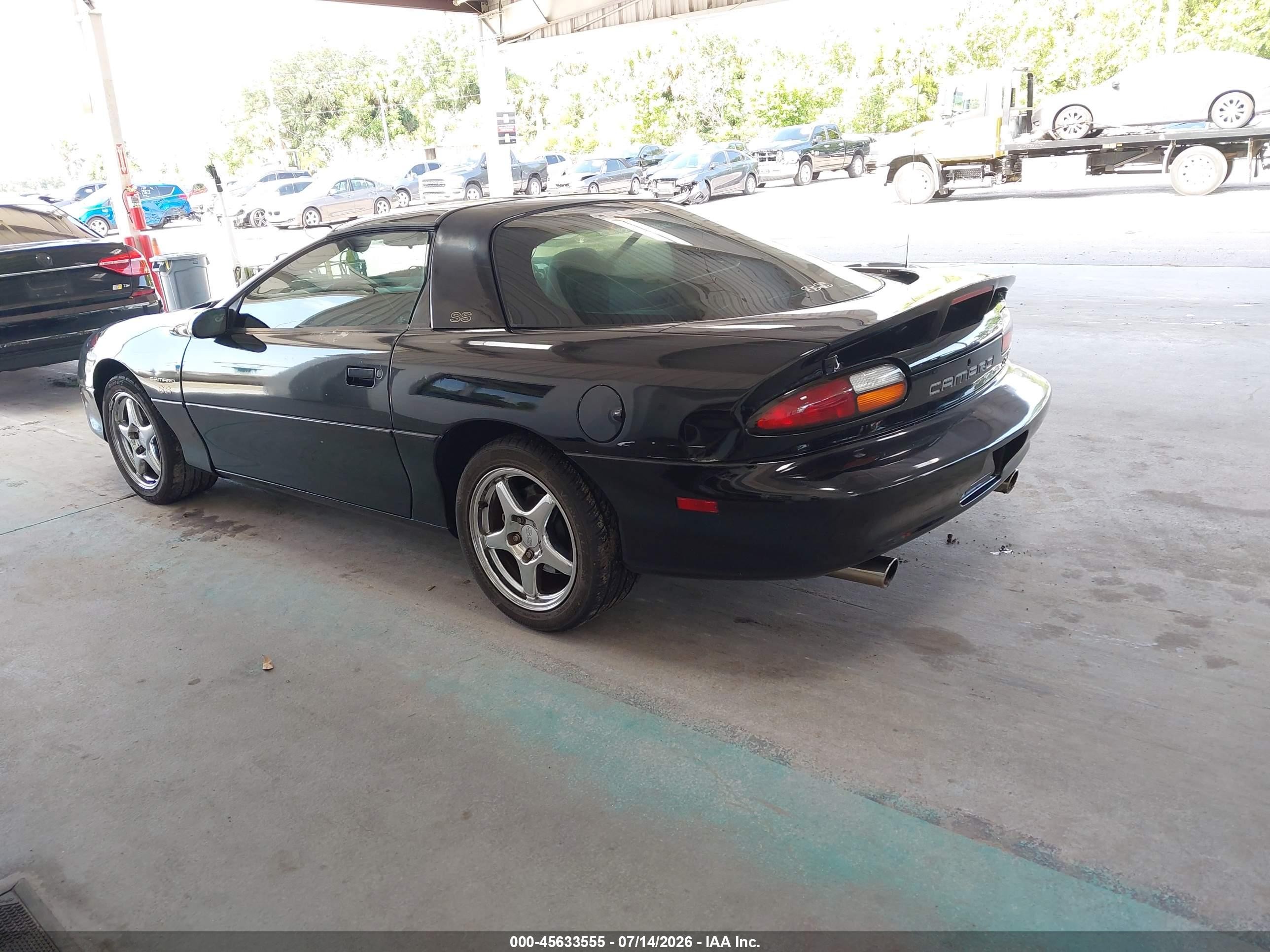 2001 Chevrolet Camaro Z28 Black vin: 2G1FP22G612141840