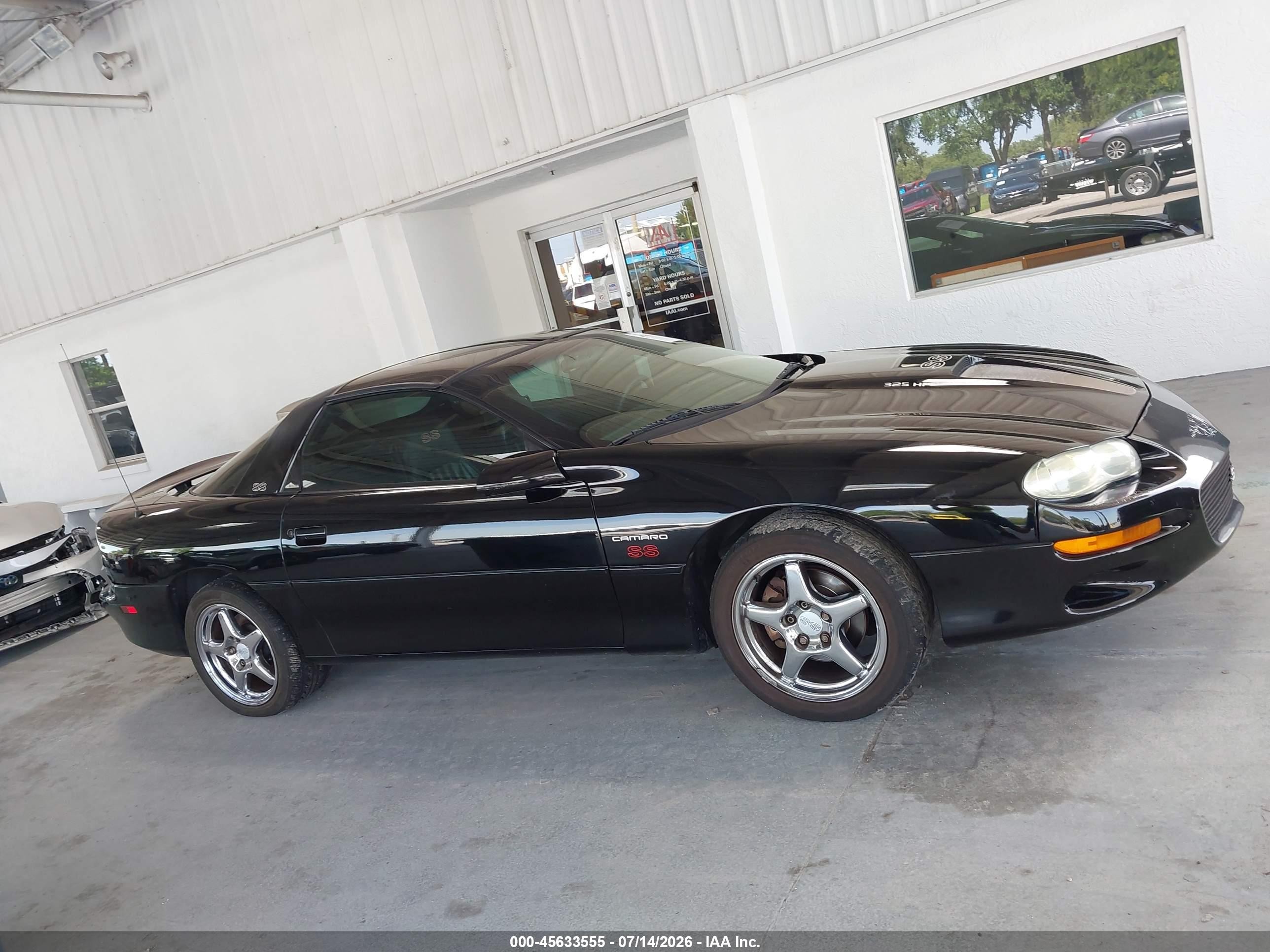 2001 Chevrolet Camaro Z28 Black vin: 2G1FP22G612141840