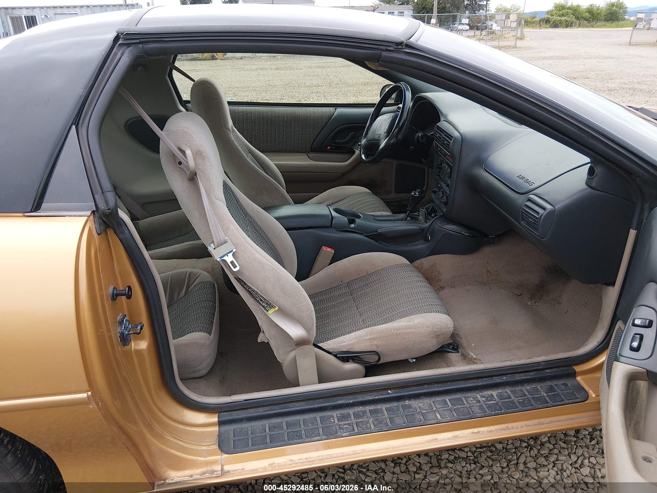 1998 Chevrolet Camaro Z28 Orange vin: 2G1FP22G6W2130537