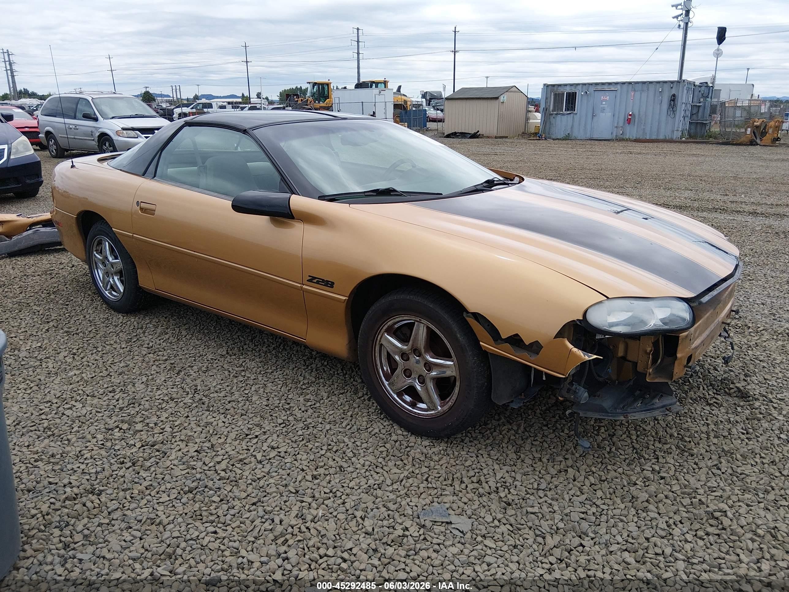 1998 Chevrolet Camaro Z28 Orange vin: 2G1FP22G6W2130537