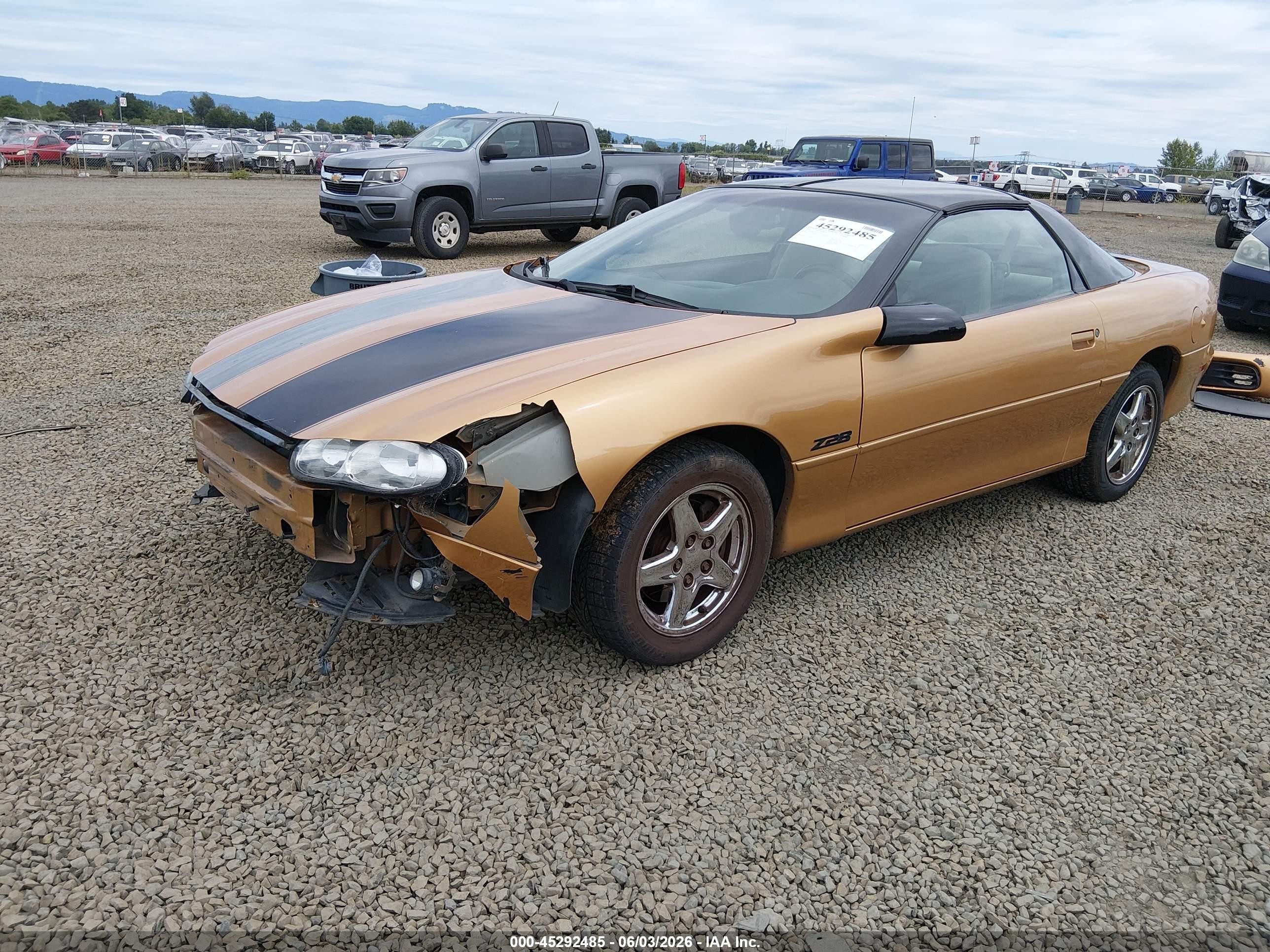 1998 Chevrolet Camaro Z28 Orange vin: 2G1FP22G6W2130537
