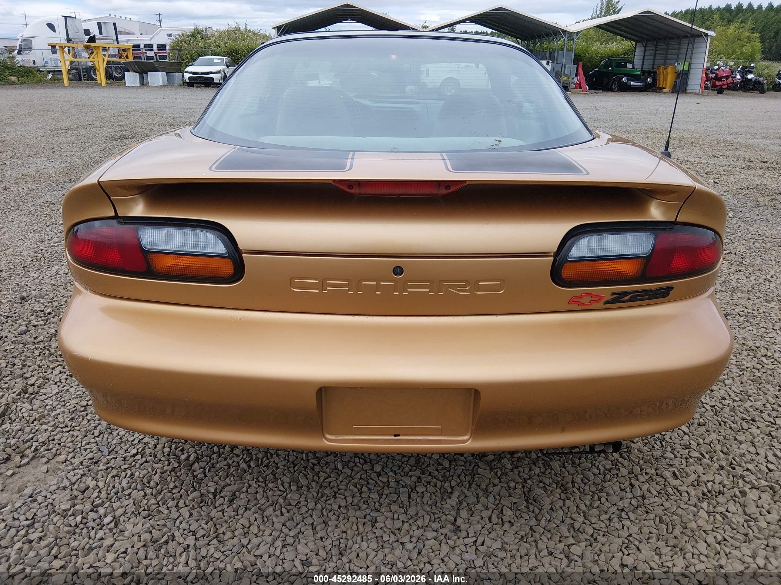 1998 Chevrolet Camaro Z28 Orange vin: 2G1FP22G6W2130537
