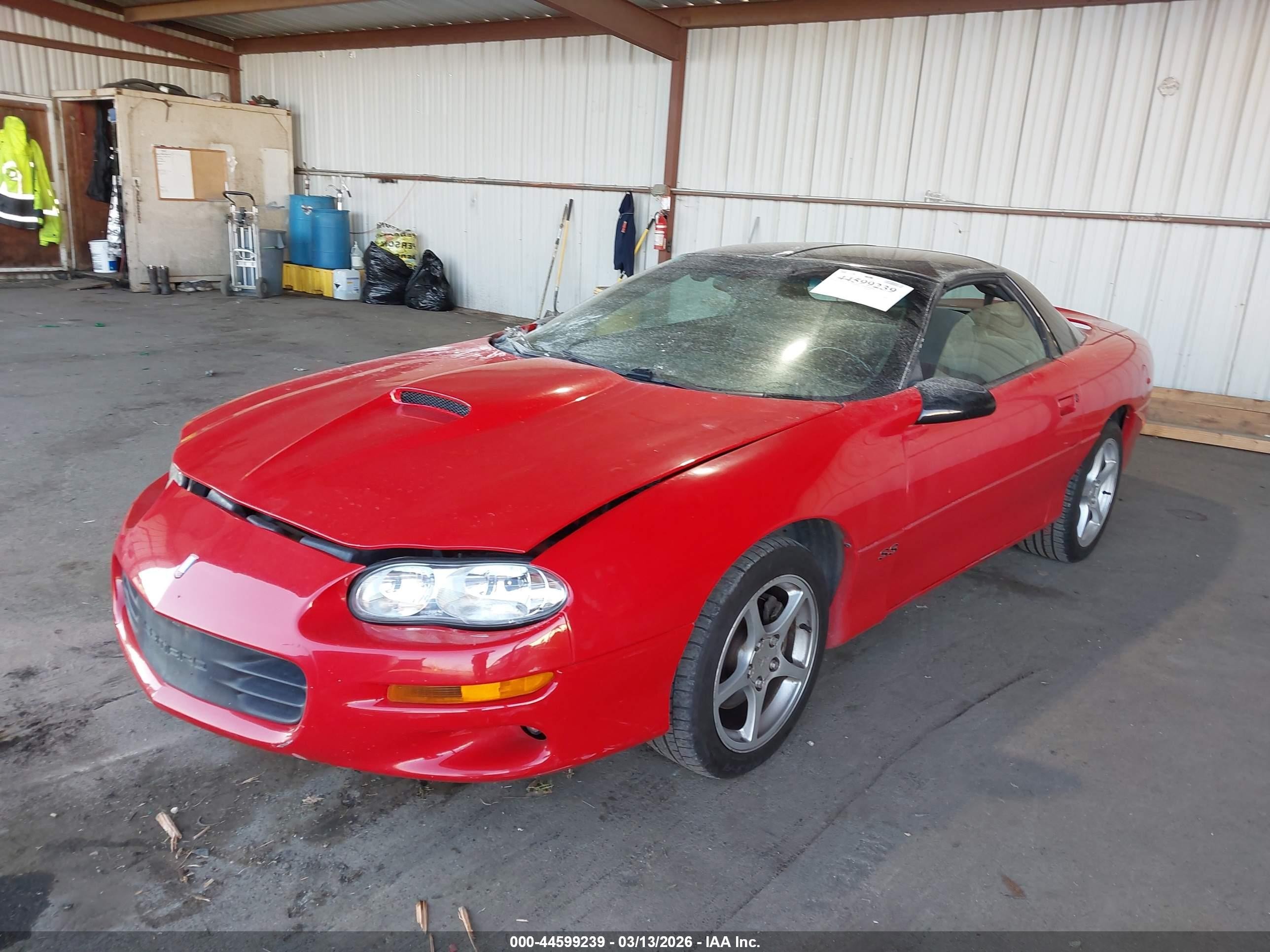 1999 Chevrolet Camaro Z28 Красный vin: 2G1FP22G6X2116137