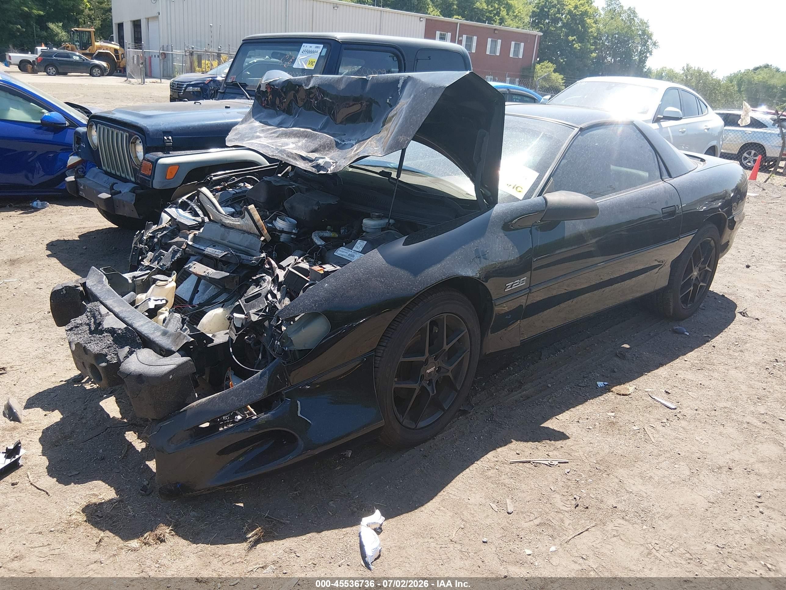 1999 Chevrolet Camaro Z28 Черный vin: 2G1FP22G6X2135027