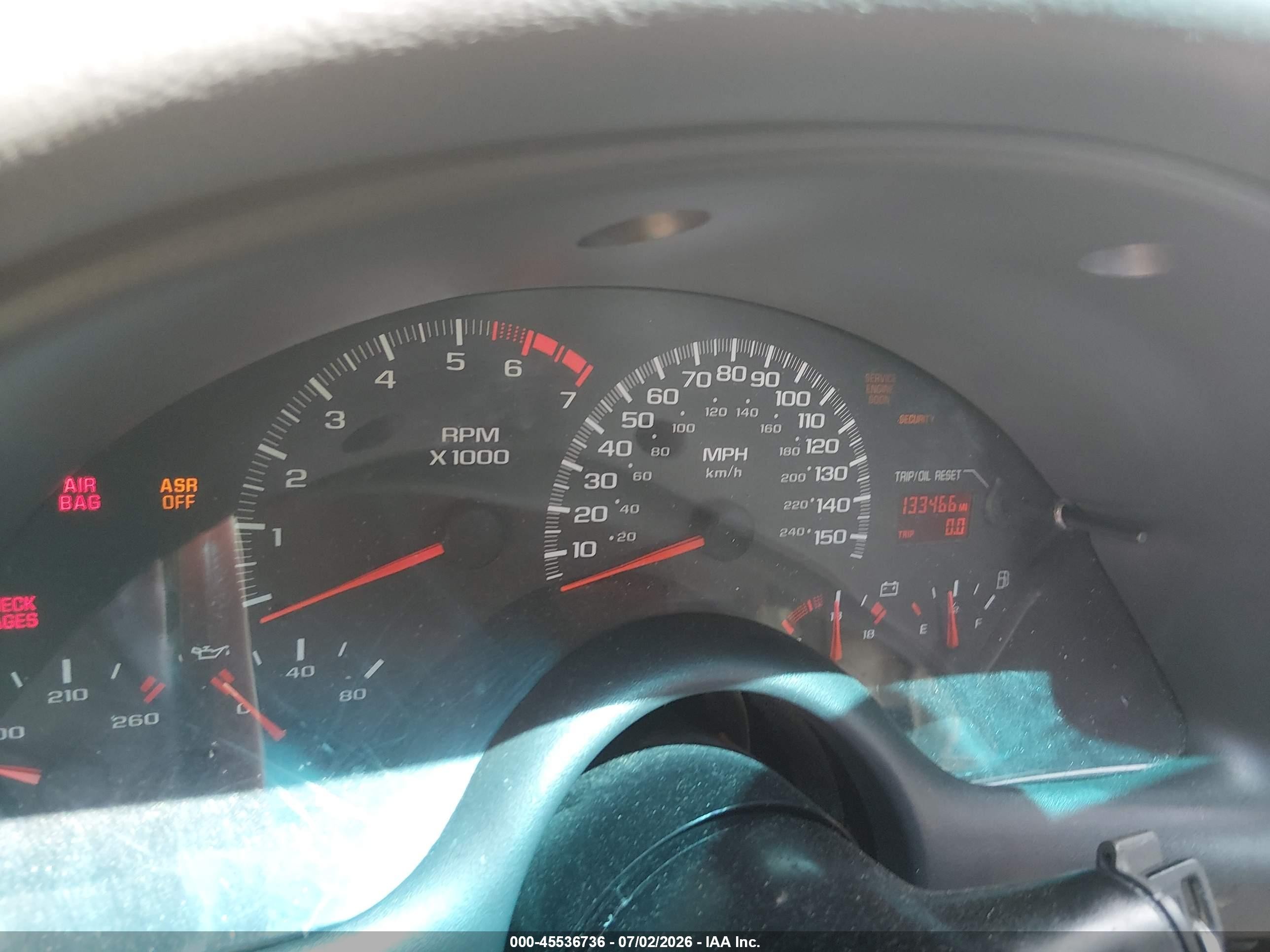 1999 Chevrolet Camaro Z28 Черный vin: 2G1FP22G6X2135027