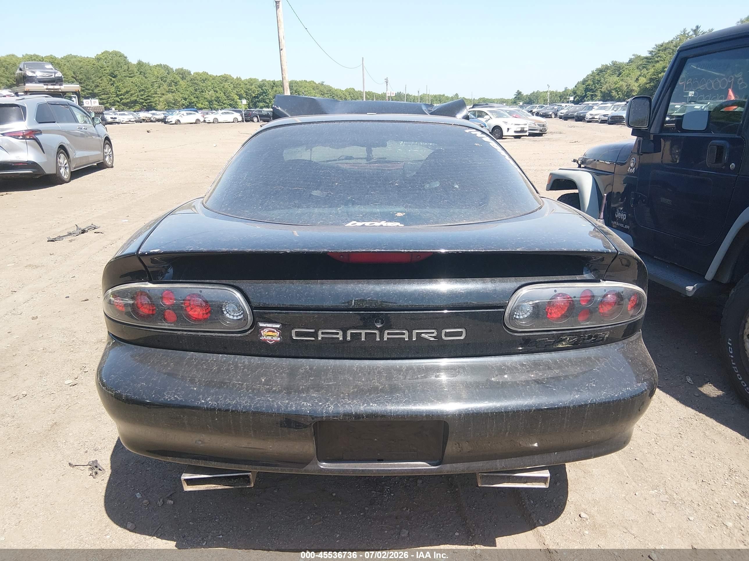 1999 Chevrolet Camaro Z28 Черный vin: 2G1FP22G6X2135027