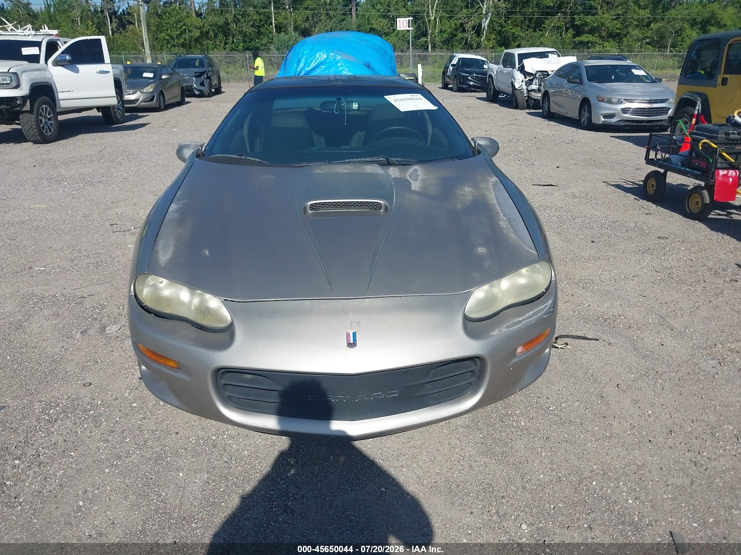 2000 Chevrolet Camaro Z28 Silver vin: 2G1FP22G6Y2128421