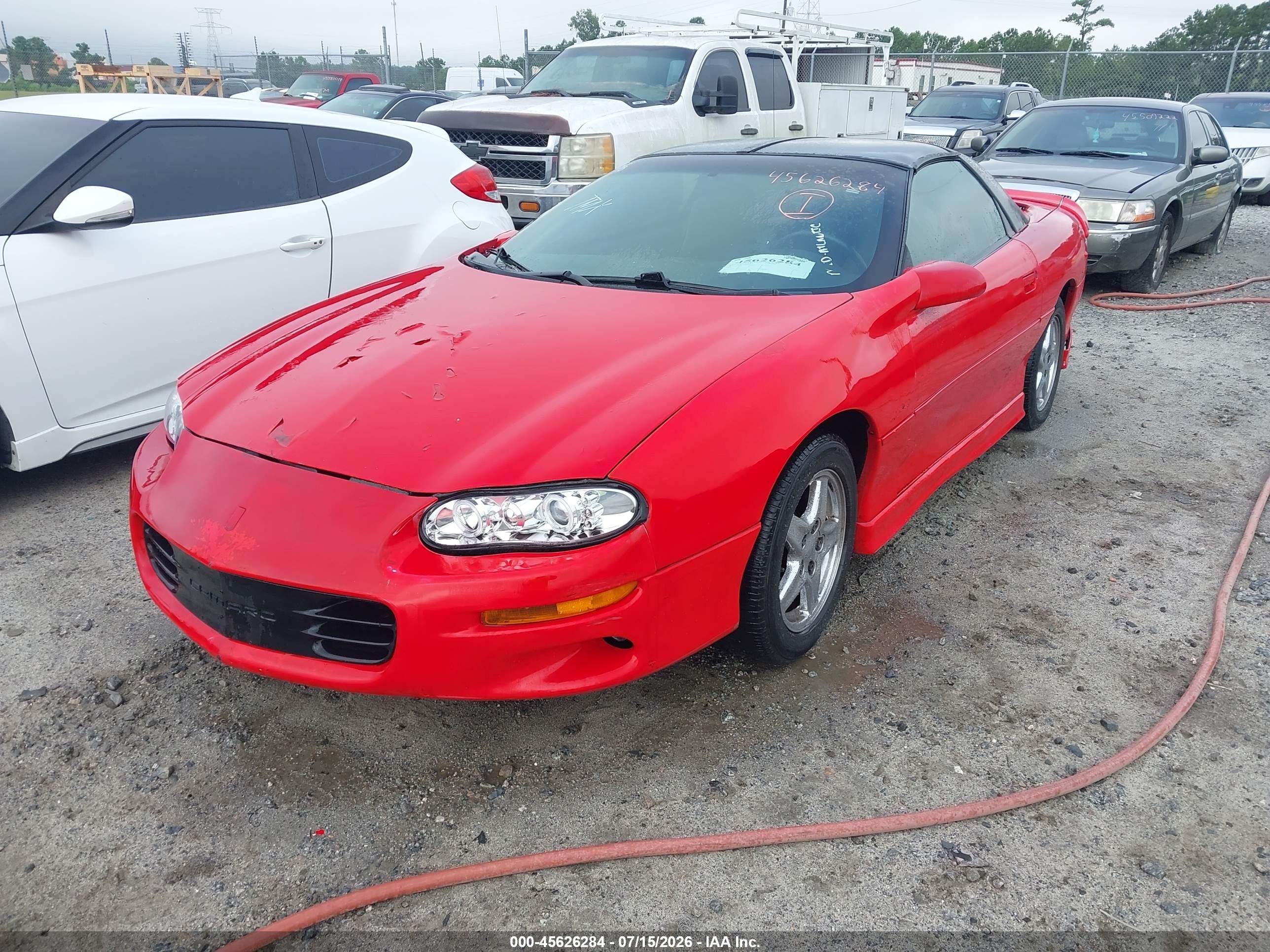 2000 Chevrolet Camaro Z28 Red vin: 2G1FP22G6Y2159796
