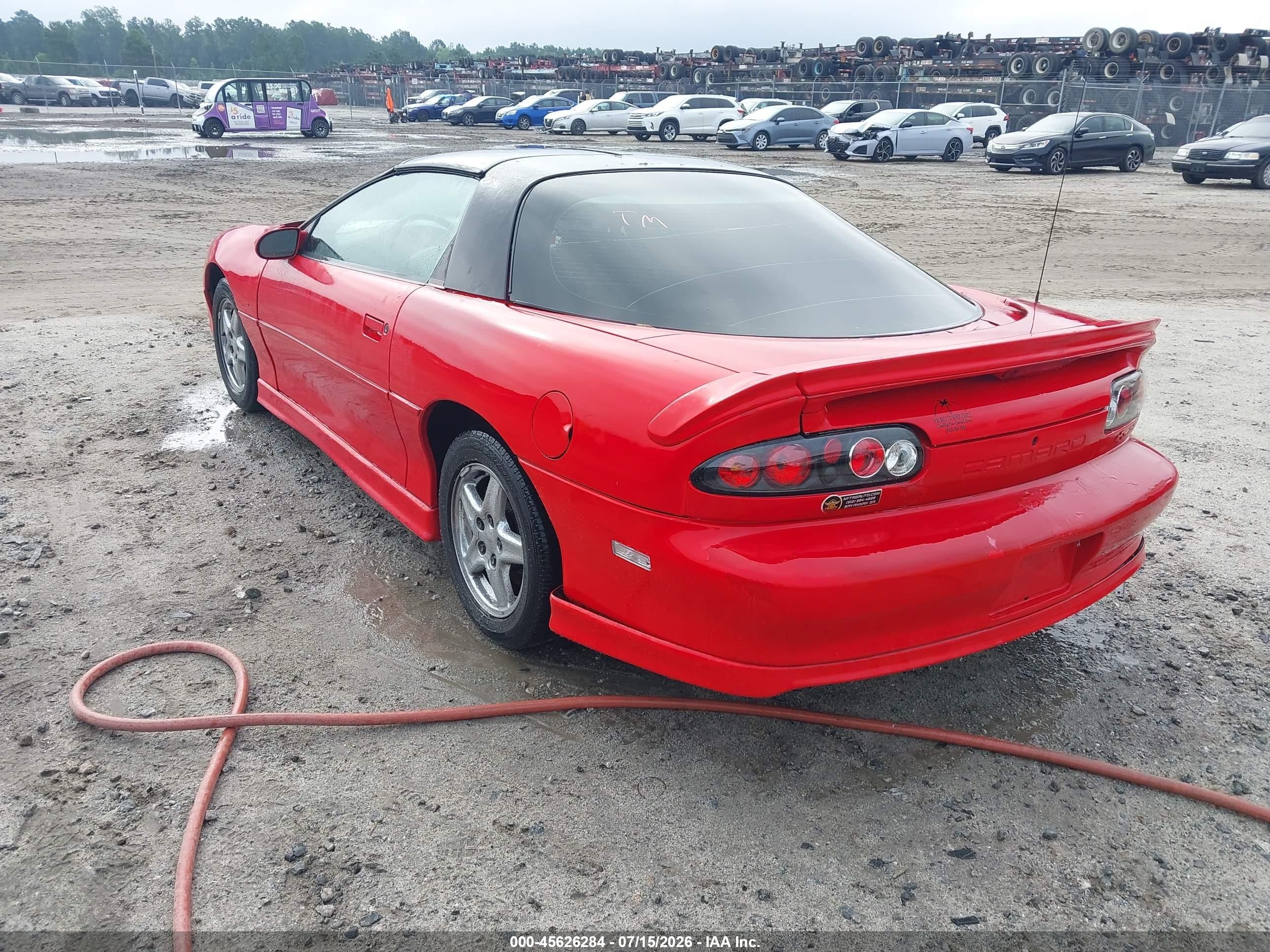 2000 Chevrolet Camaro Z28 Red vin: 2G1FP22G6Y2159796