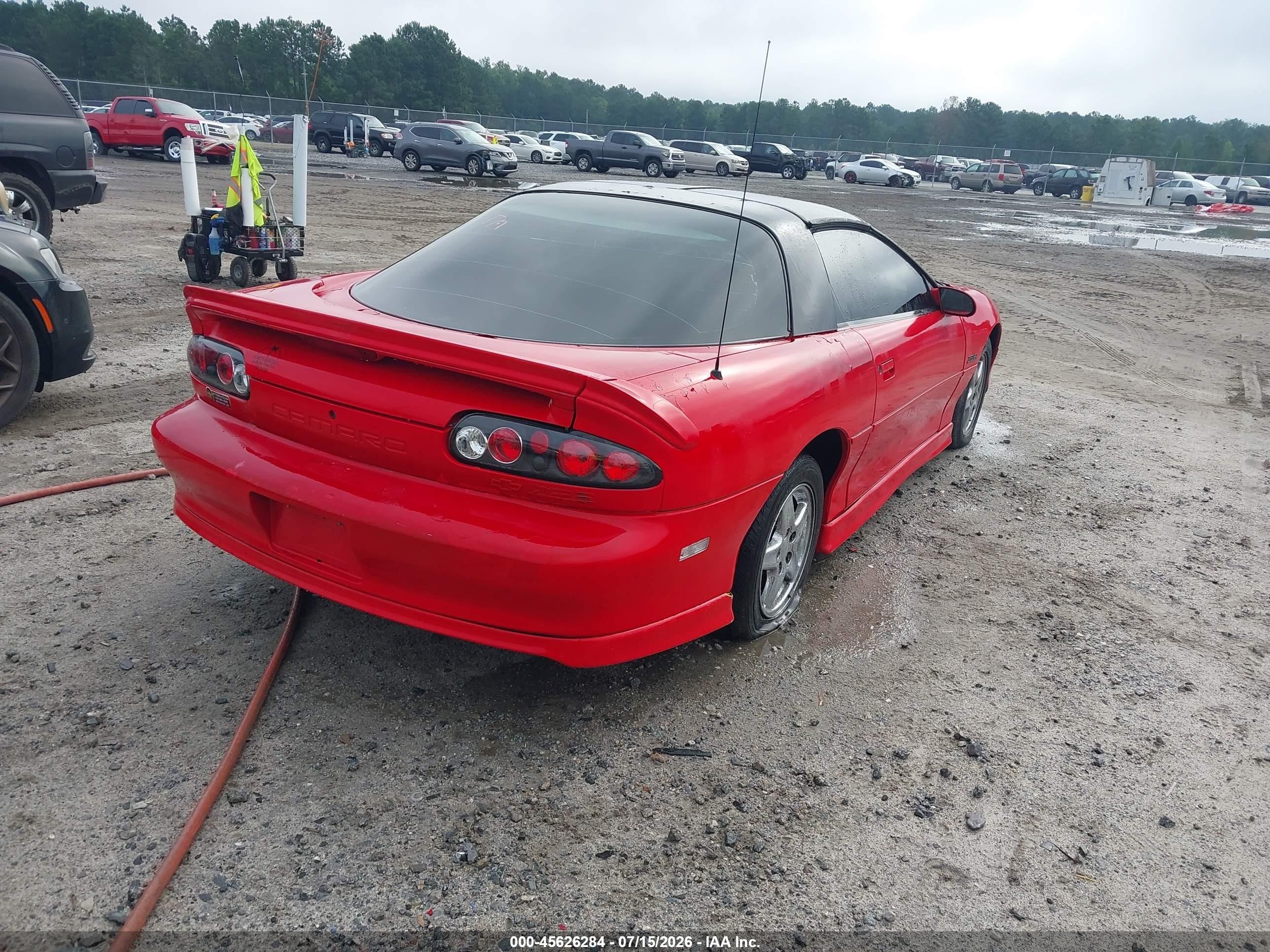 2000 Chevrolet Camaro Z28 Red vin: 2G1FP22G6Y2159796