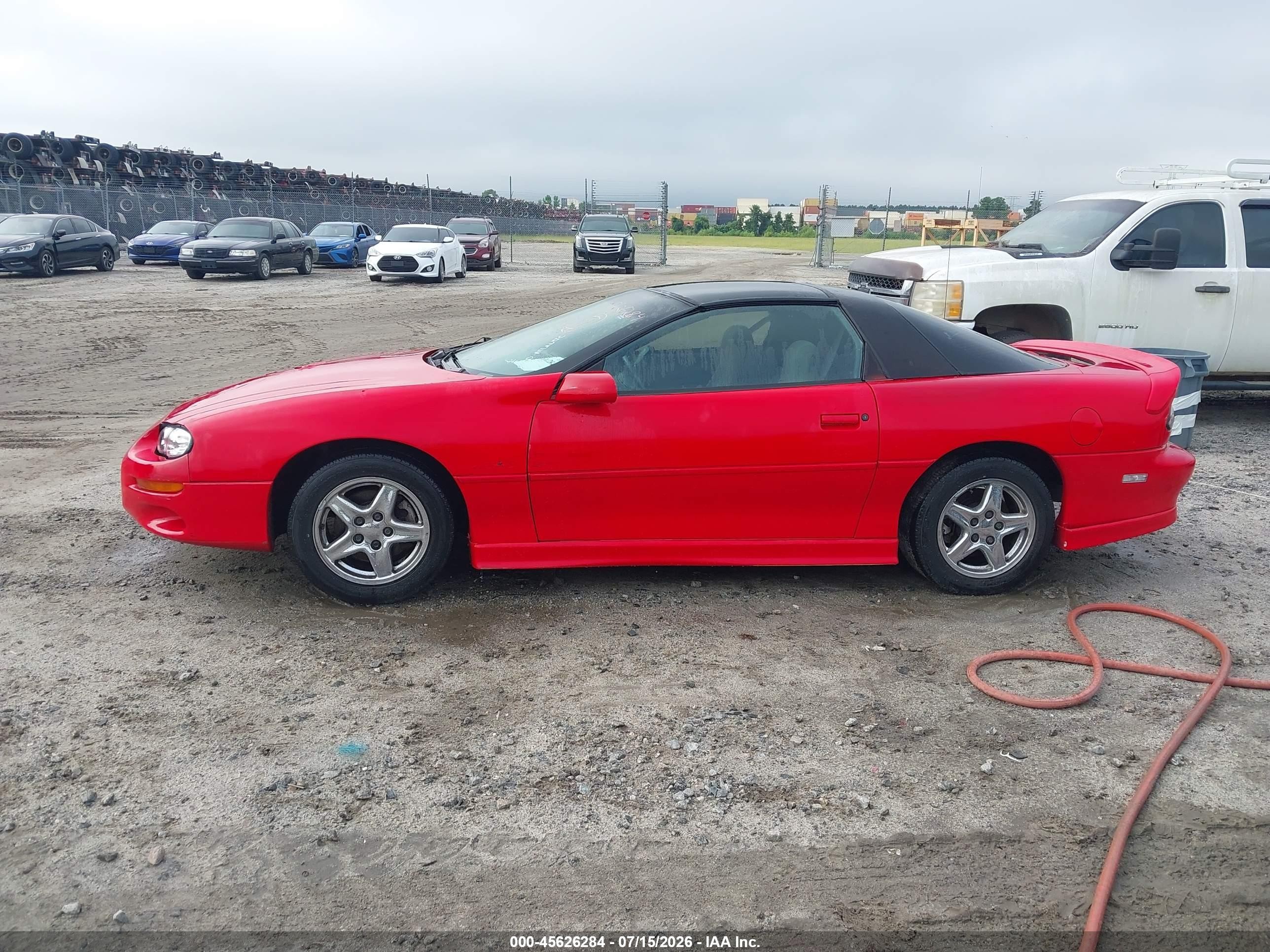 2000 Chevrolet Camaro Z28 Red vin: 2G1FP22G6Y2159796