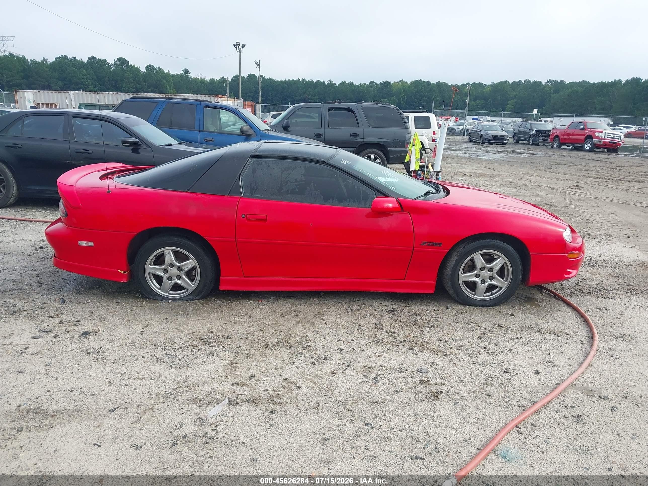 2000 Chevrolet Camaro Z28 Red vin: 2G1FP22G6Y2159796