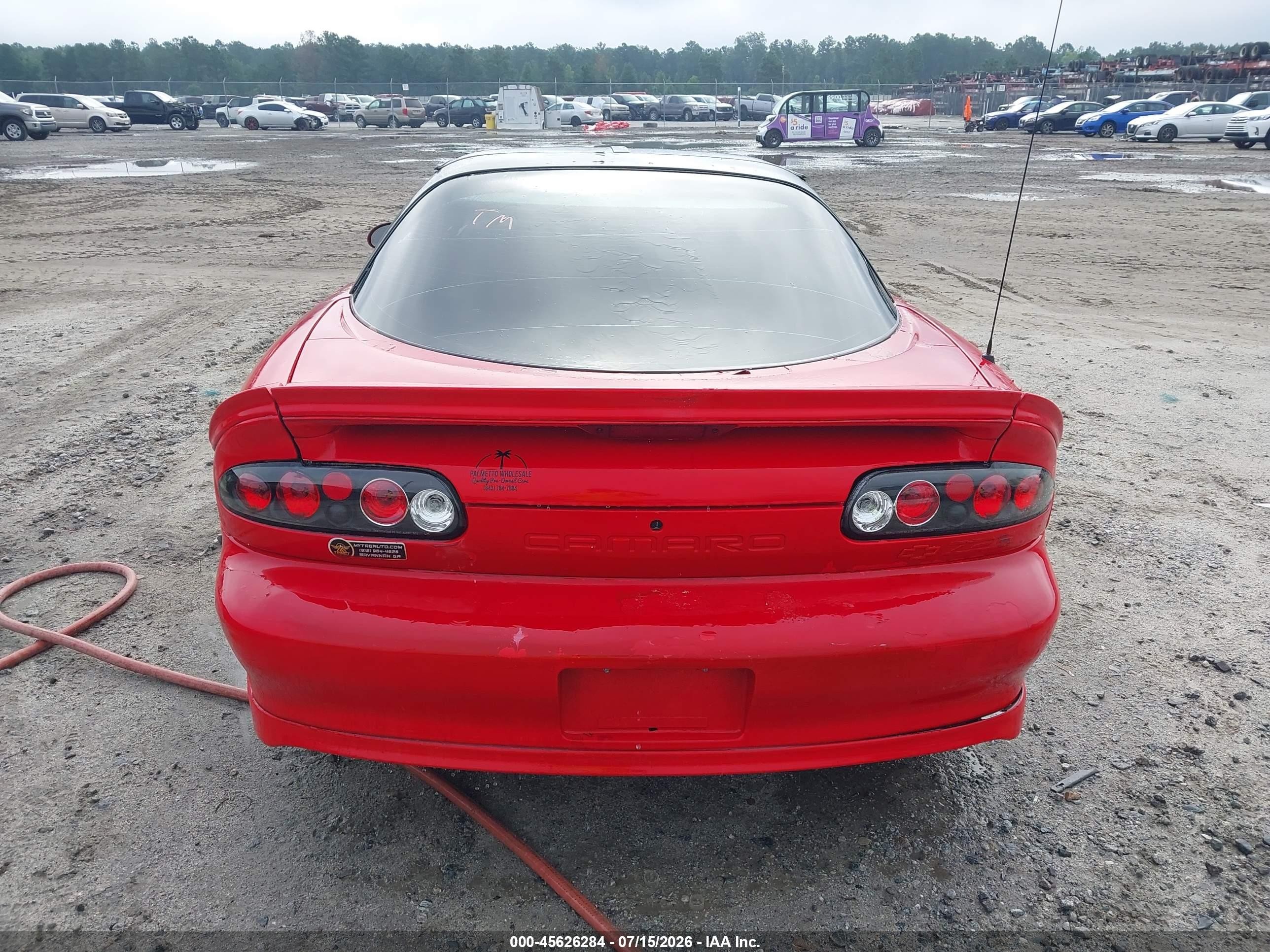 2000 Chevrolet Camaro Z28 Red vin: 2G1FP22G6Y2159796
