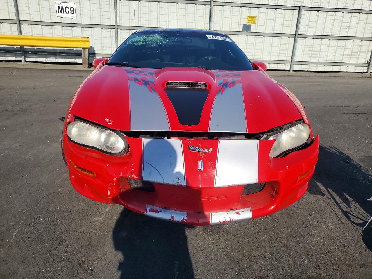 2002 Chevrolet Camaro Z28 Red vin: 2G1FP22G922116173