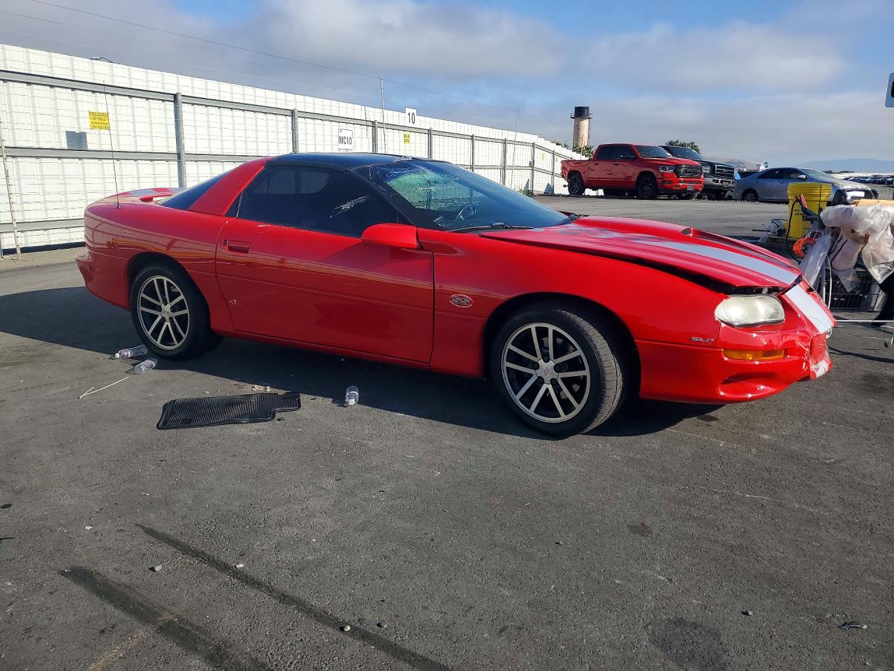 2002 Chevrolet Camaro Z28 Red vin: 2G1FP22G922116173