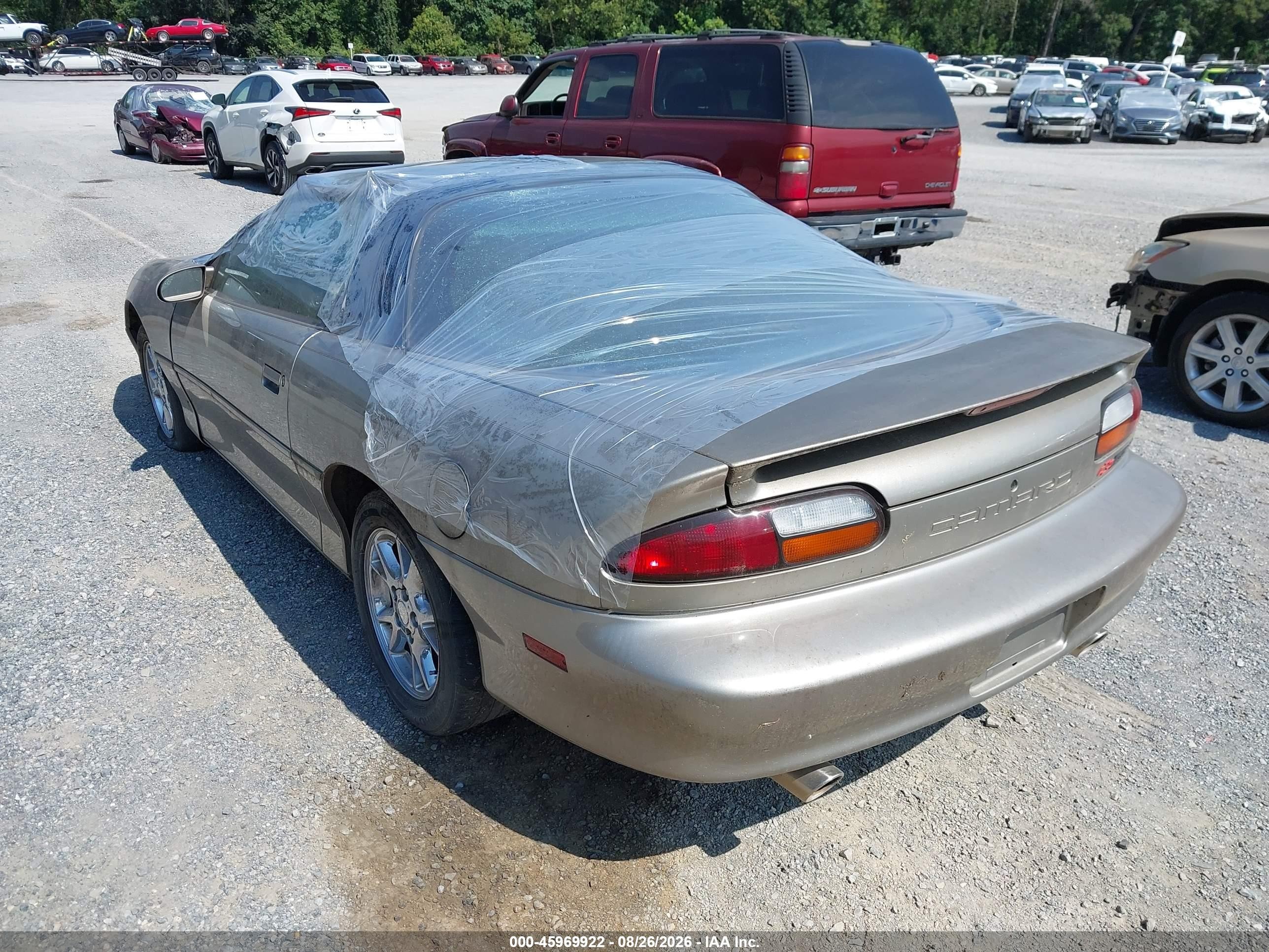 2002 Chevrolet Camaro Z28 Gold vin: 2G1FP22GX22114836