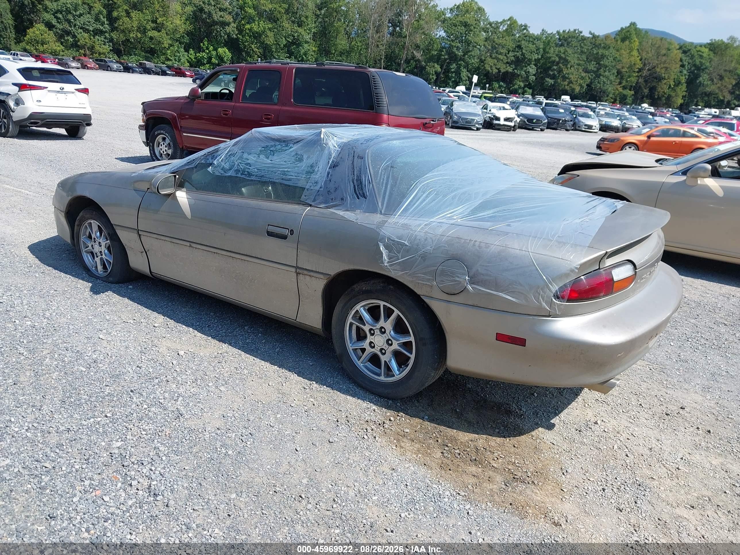 2002 Chevrolet Camaro Z28 Gold vin: 2G1FP22GX22114836