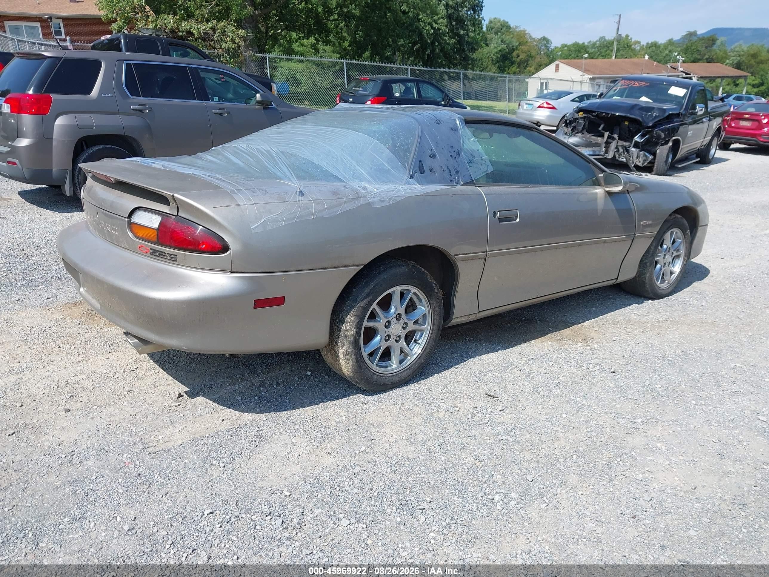 2002 Chevrolet Camaro Z28 Gold vin: 2G1FP22GX22114836