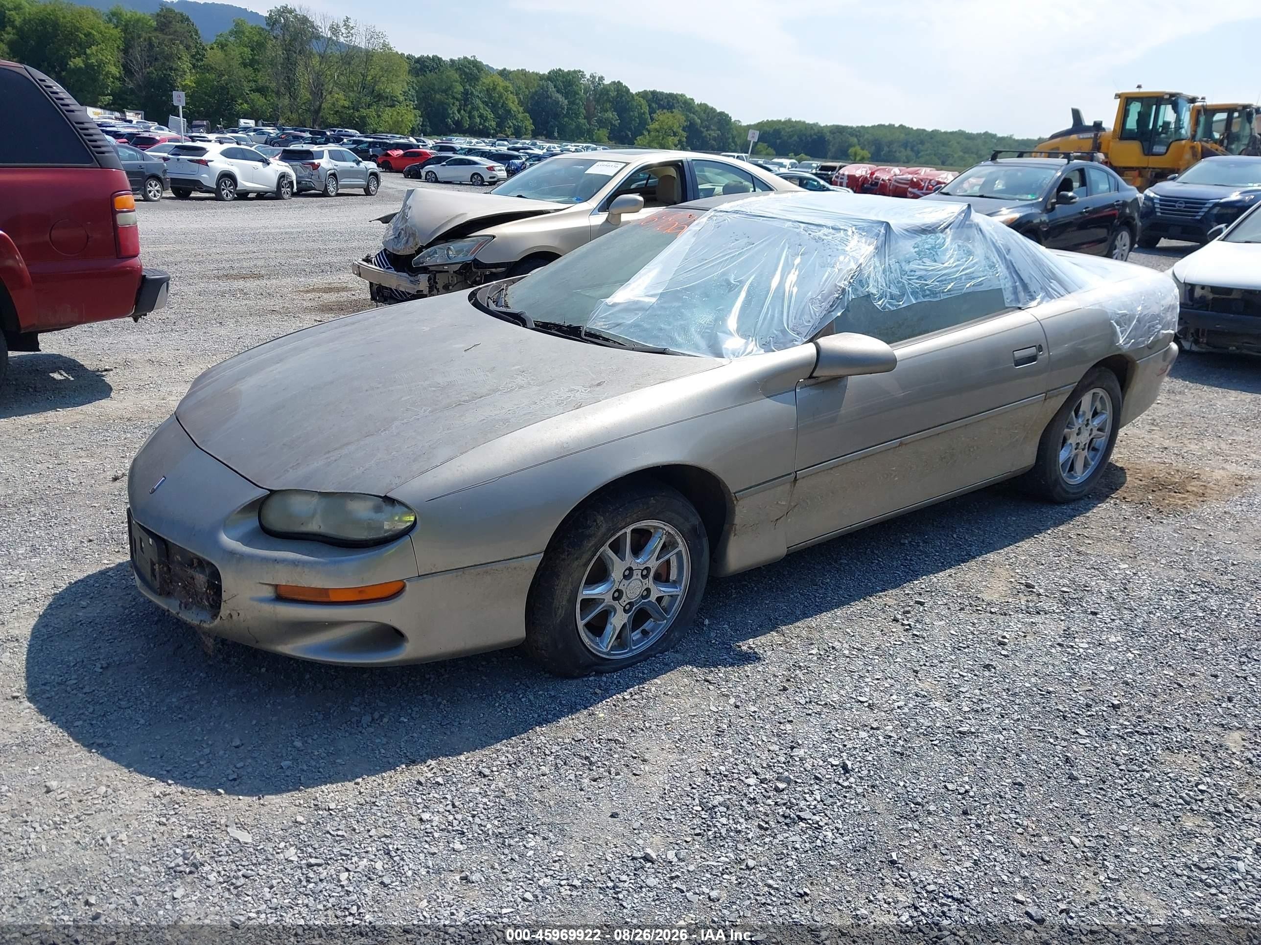 2002 Chevrolet Camaro Z28 Gold vin: 2G1FP22GX22114836