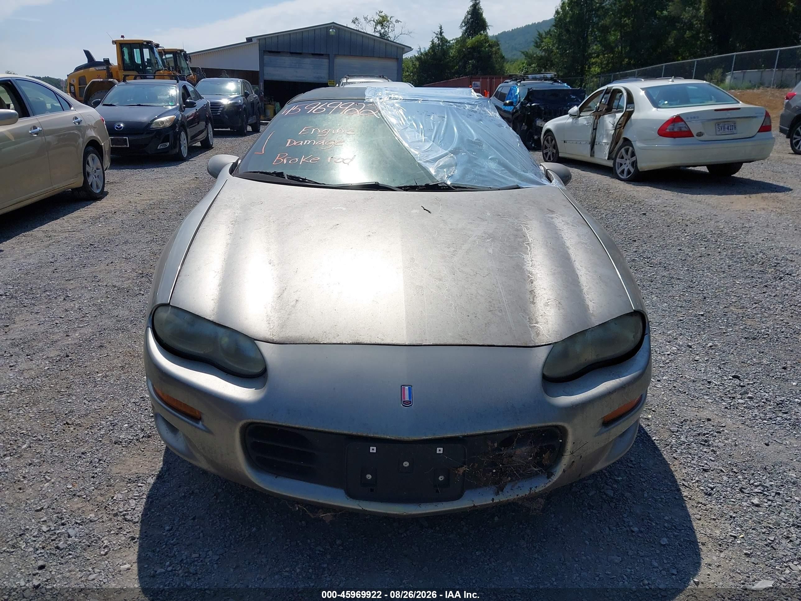 2002 Chevrolet Camaro Z28 Gold vin: 2G1FP22GX22114836