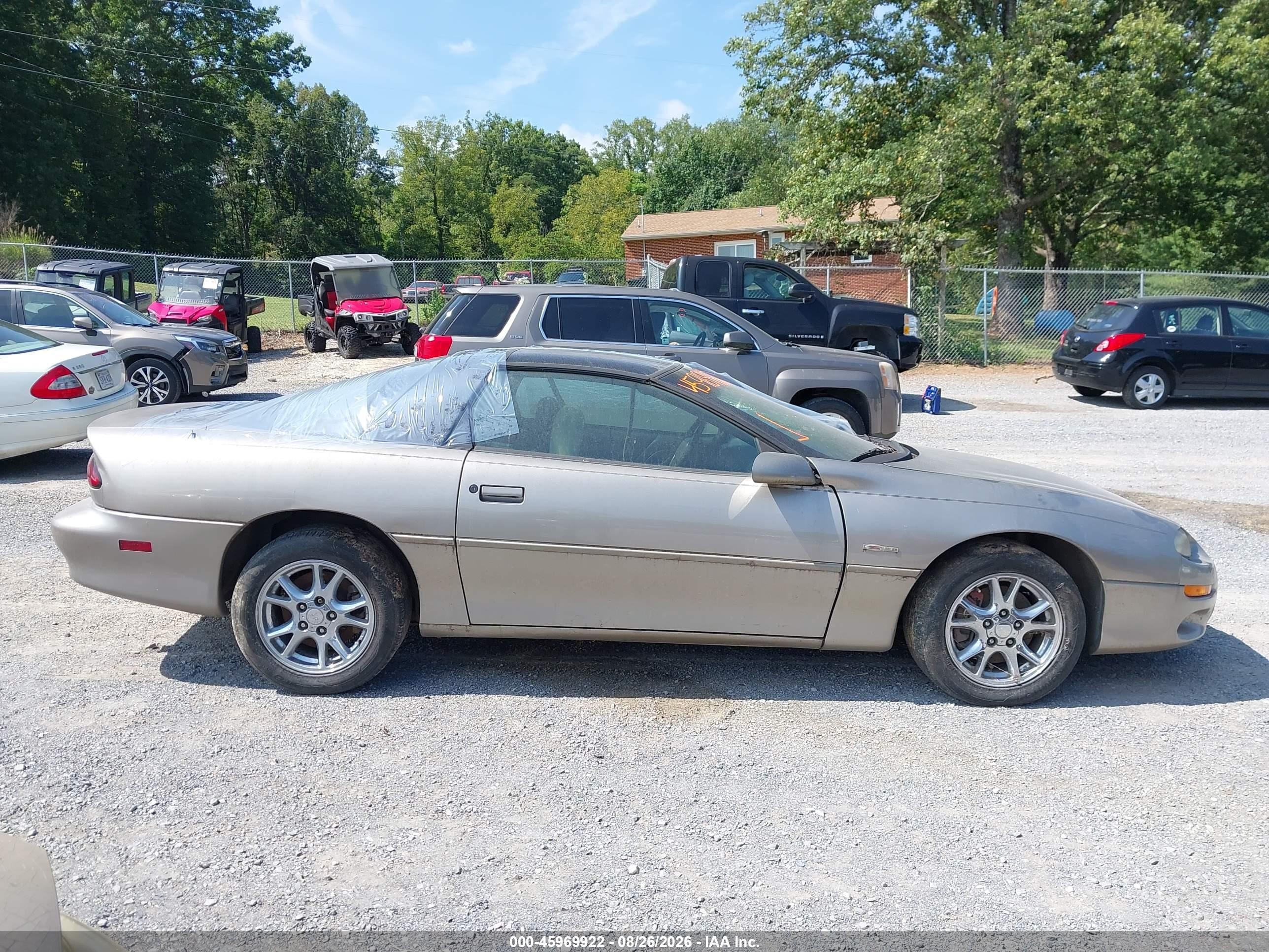 2002 Chevrolet Camaro Z28 Gold vin: 2G1FP22GX22114836