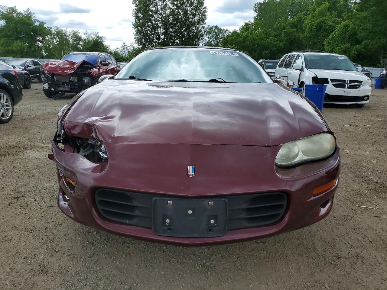 2002 Chevrolet Camaro Z28 Burgundy vin: 2G1FP22GX22136612