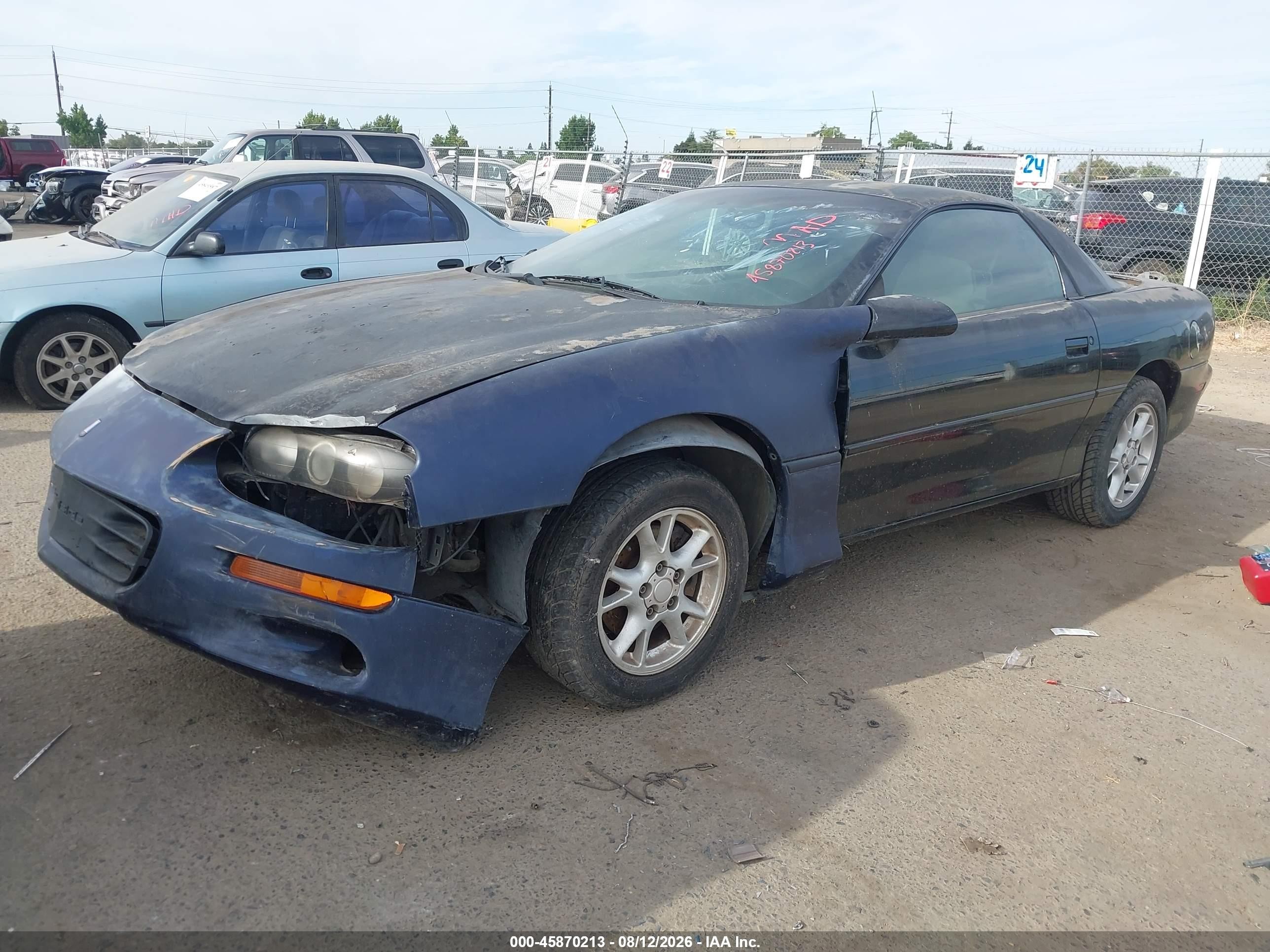 2002 Chevrolet Camaro Police Pkg Police Pkg B4c Black vin: 2G1FP22GX22137629