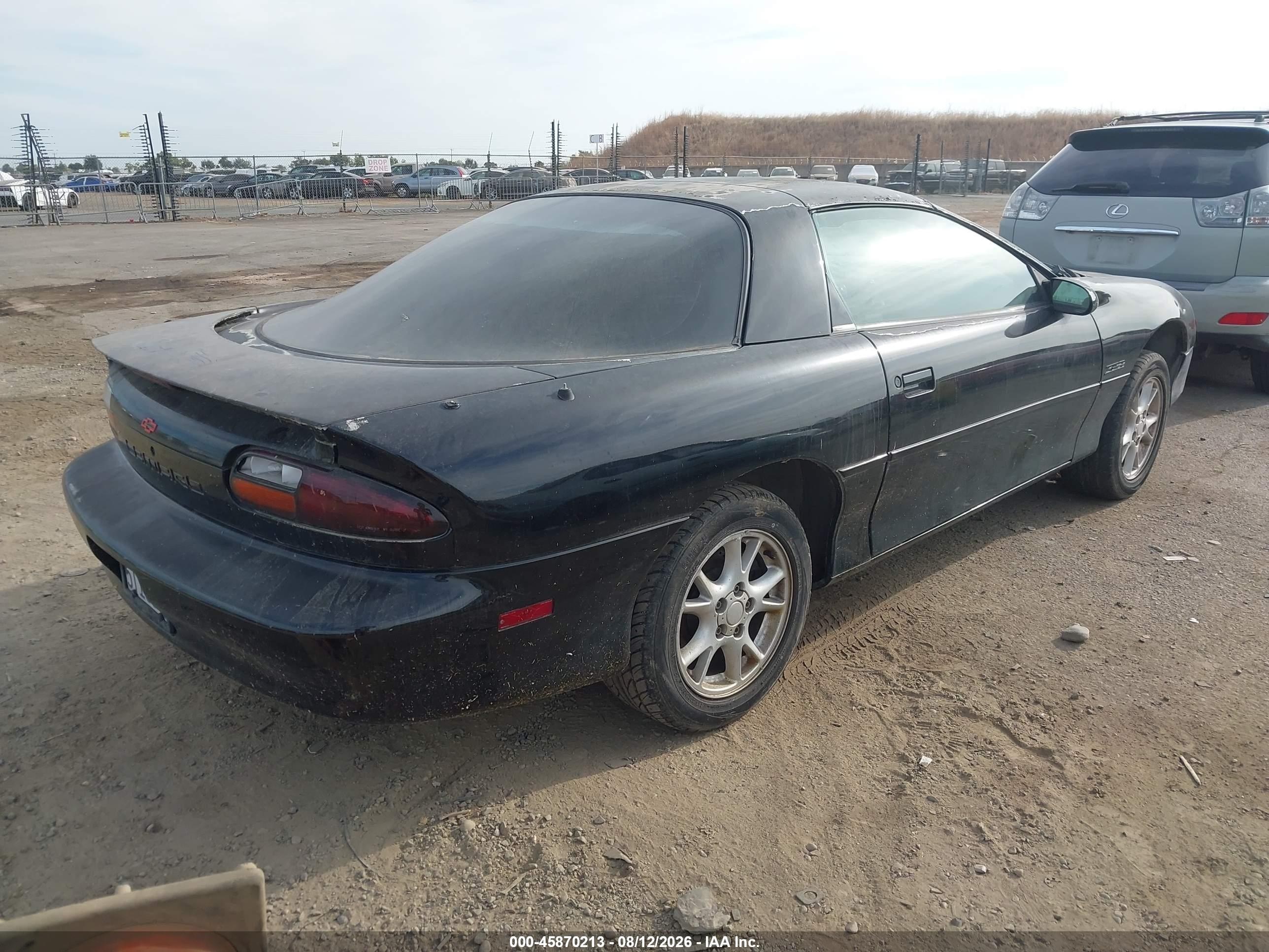 2002 Chevrolet Camaro Police Pkg Police Pkg B4c Black vin: 2G1FP22GX22137629