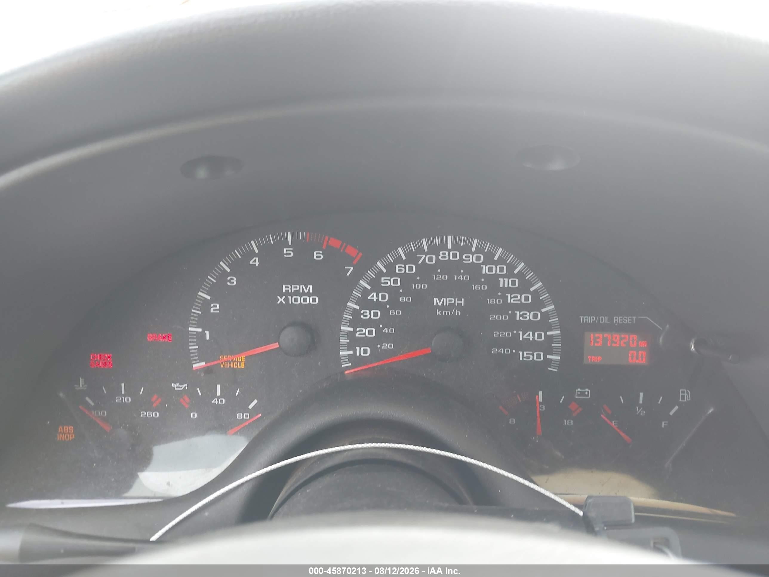 2002 Chevrolet Camaro Police Pkg Police Pkg B4c Black vin: 2G1FP22GX22137629
