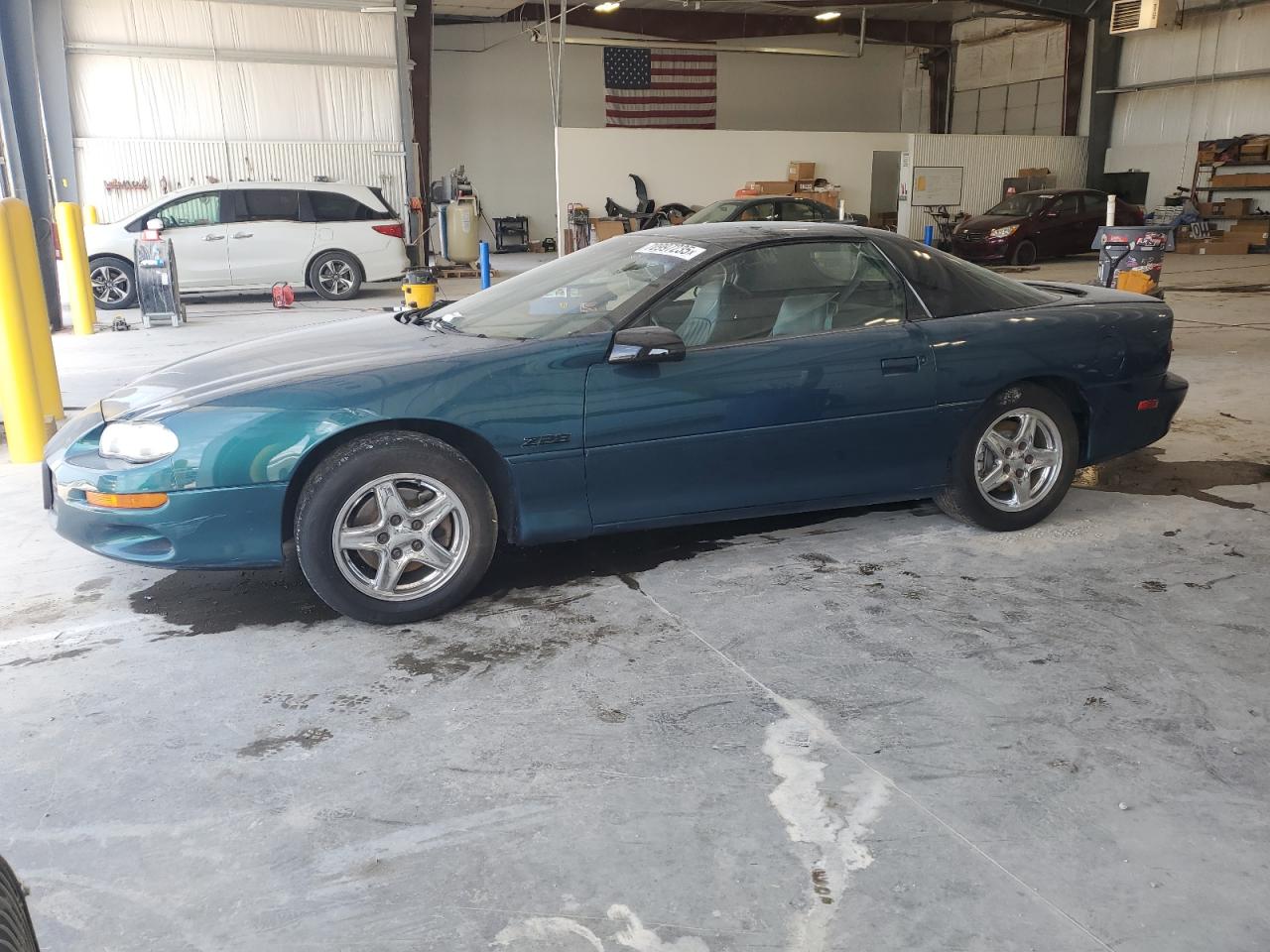 1998 Chevrolet Camaro Z28 Green vin: 2G1FP22GXW2114857