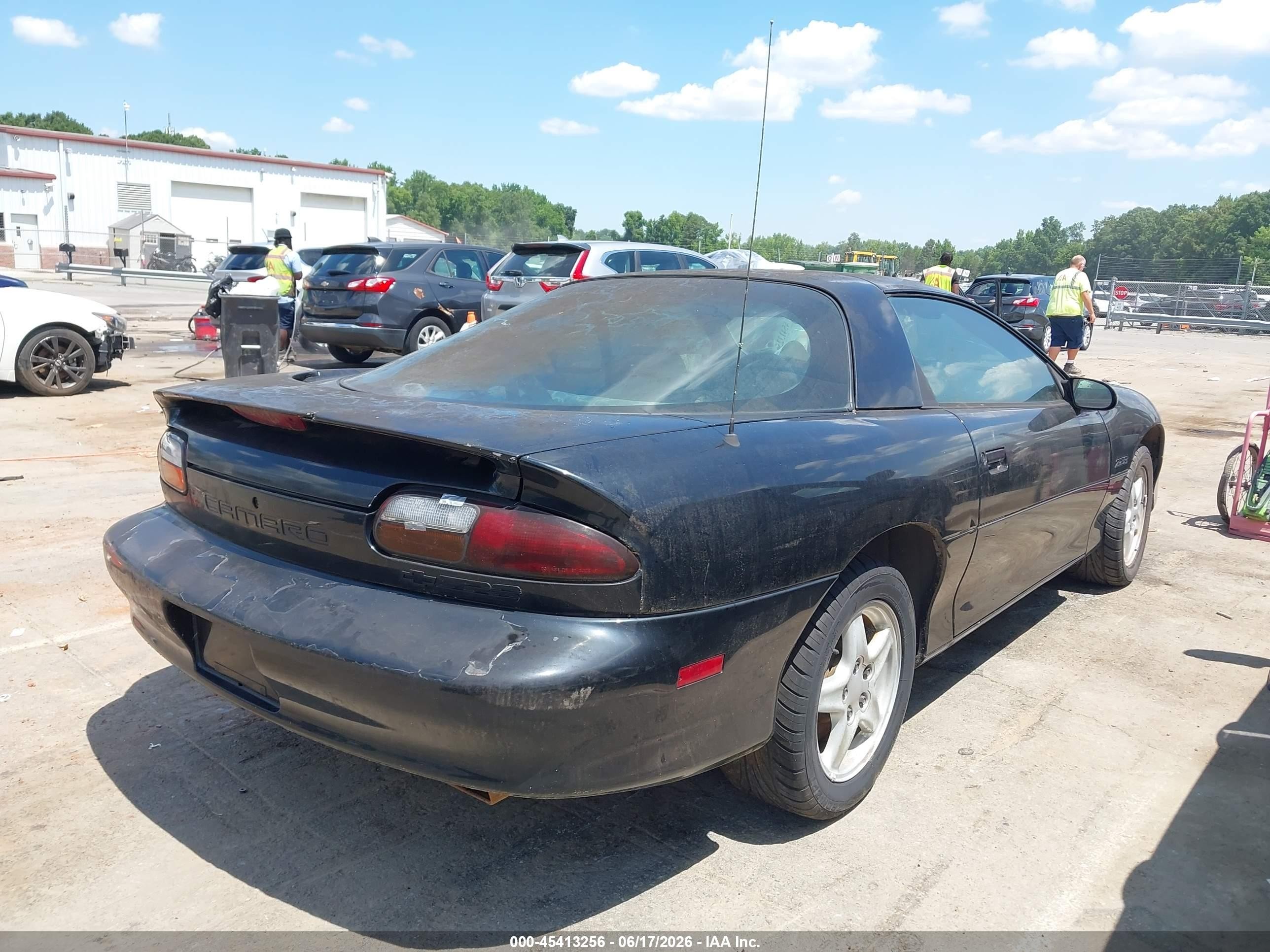 1998 Chevrolet Camaro Z28 Black vin: 2G1FP22GXW2152363