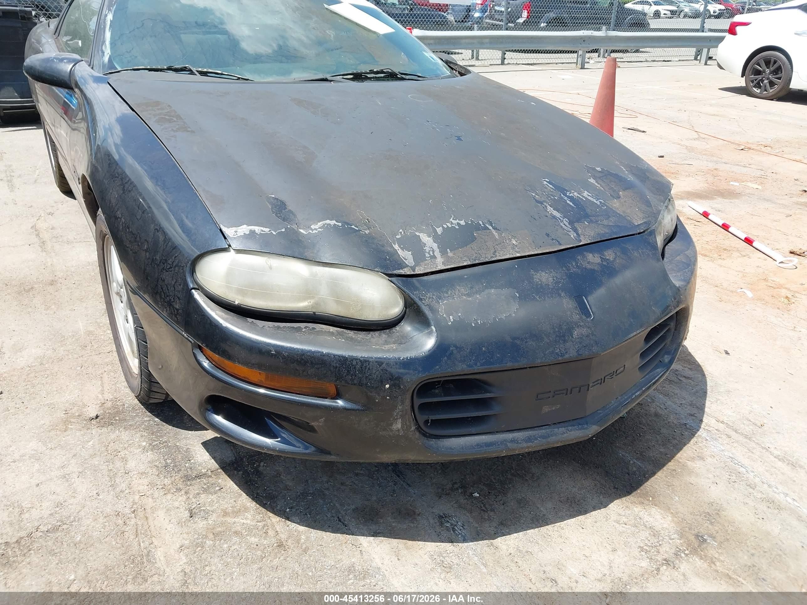 1998 Chevrolet Camaro Z28 Black vin: 2G1FP22GXW2152363